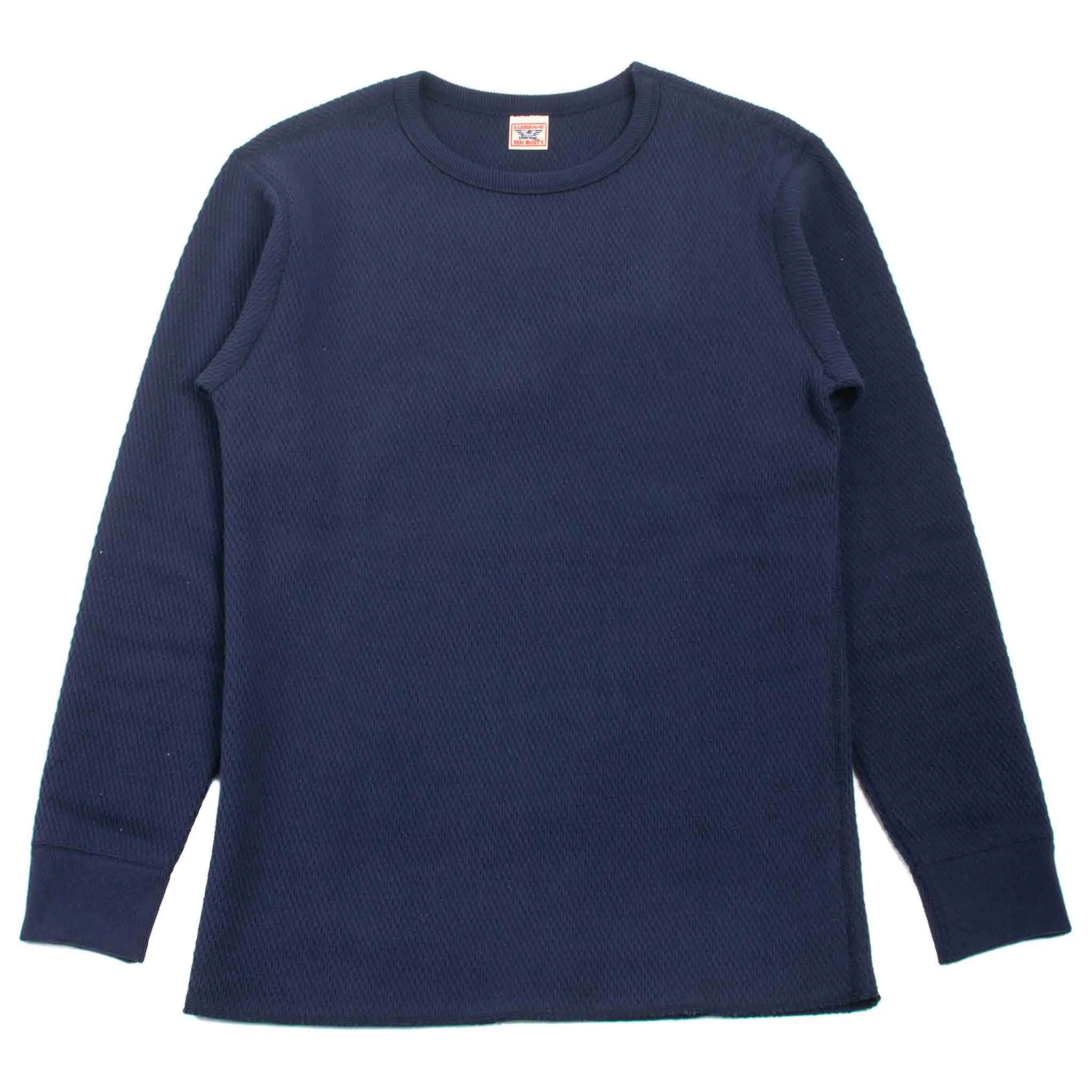 Seasonal Smart EcoConscious Processing The Real McCoy's MC12110 Military Thermal Shirt Navy