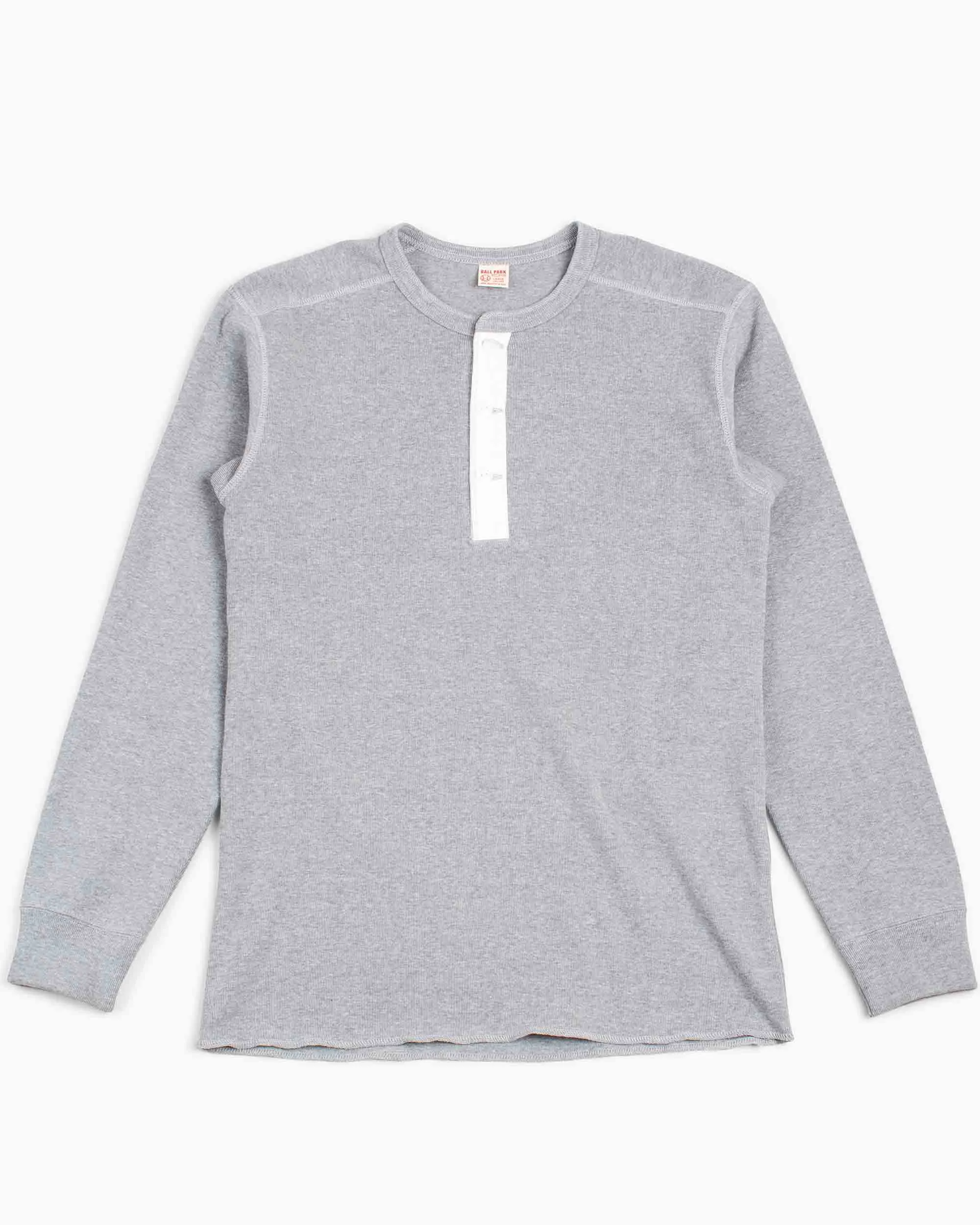 Dark Shade The Real McCoy's MC16117 Union Shirt Long Sleeve Grey