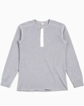 Dark Shade The Real McCoy's MC16117 Union Shirt Long Sleeve Grey
