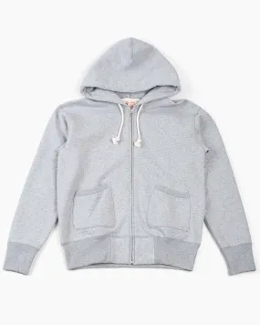 The Real McCoy??s MC18115 12oz. Full Zip Parka Medium Grey Seasonal Layer quick-drying