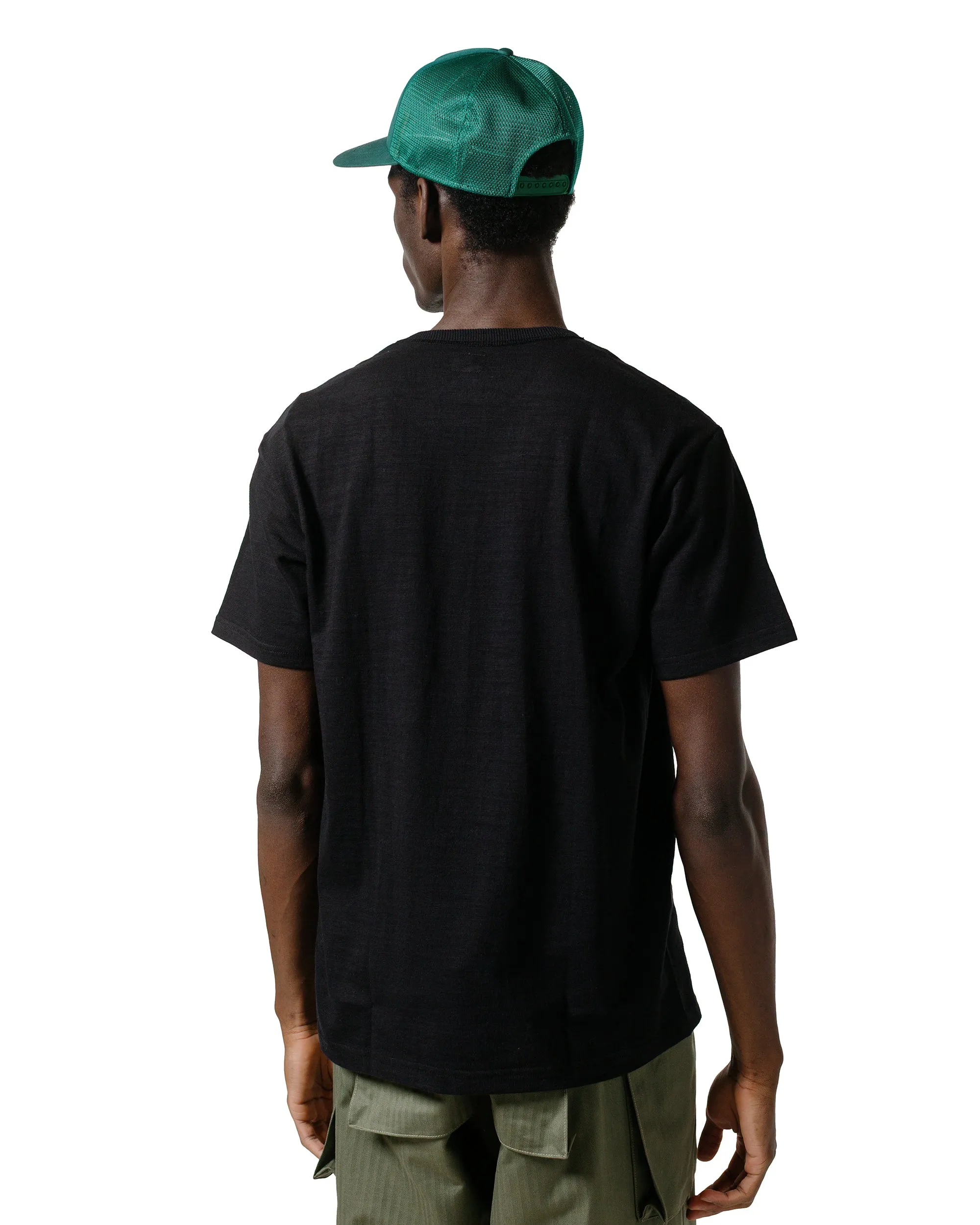 QuickDry Fashionable Wear The Real McCoy's MC19010 Athletic T-Shirt / Loop-Wheel Black