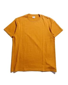 Yarn Dyed Stripes Simple Chic The Real McCoy's MC19010 Athletic T-Shirt / Loop-Wheel Mustard