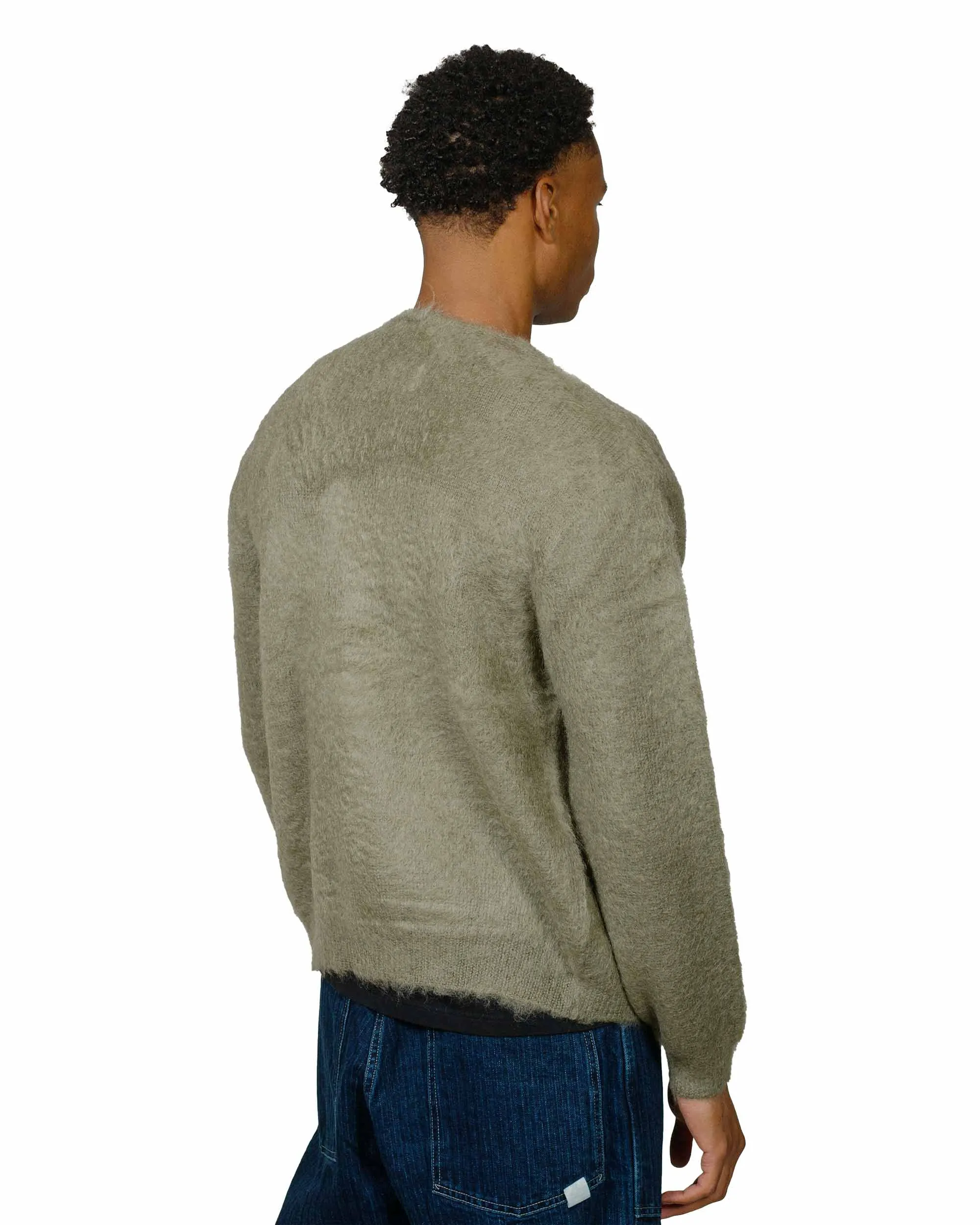 The Real McCoy's MC19103 JM Mohair Cardigan Mint Relaxed Fit