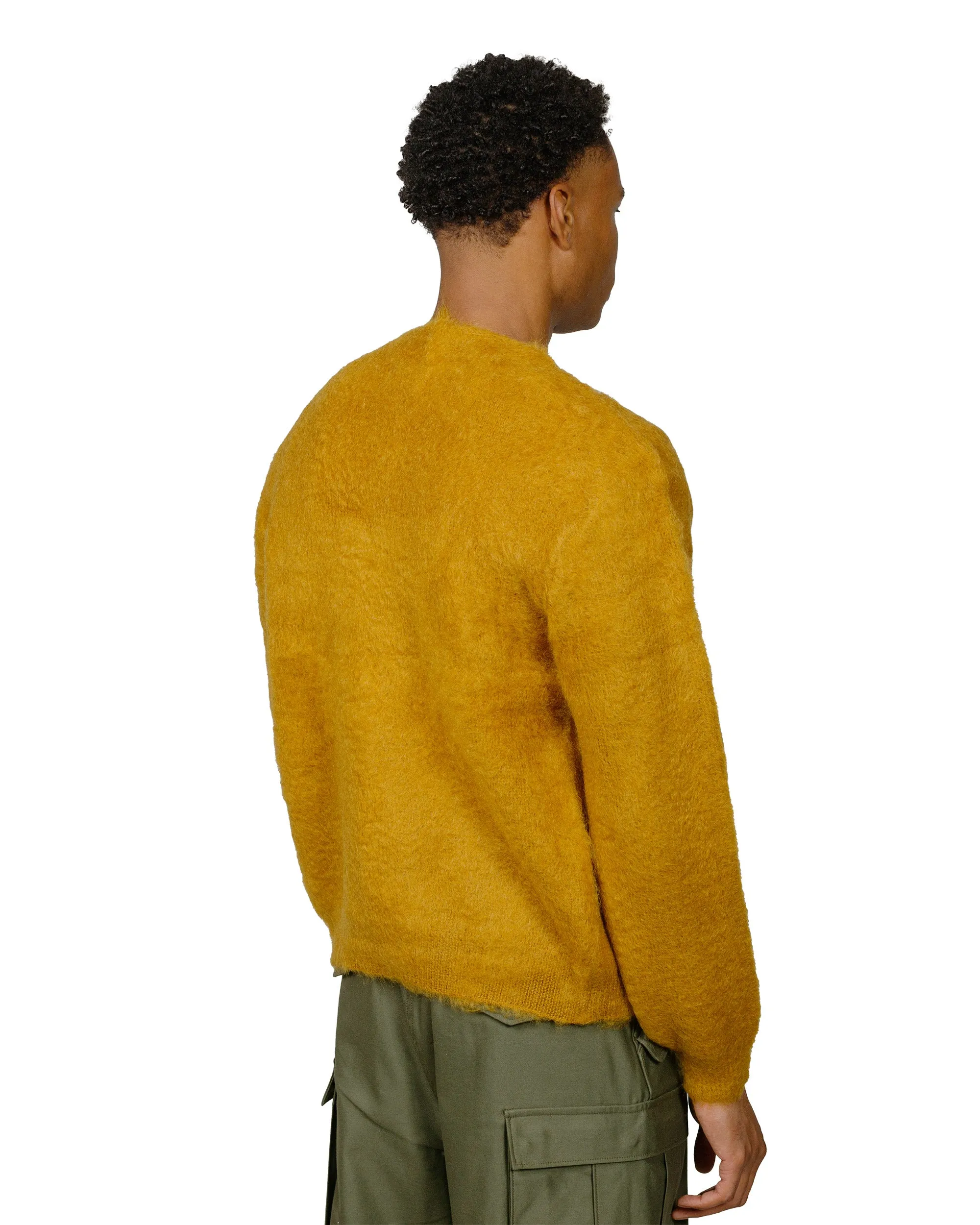 The Real McCoy's MC19103 JM Mohair Cardigan Mustard Trendy