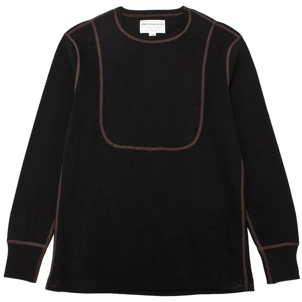The Real McCoy's MC19105 U.S.N. N-1 Undershirt Black Classic Look