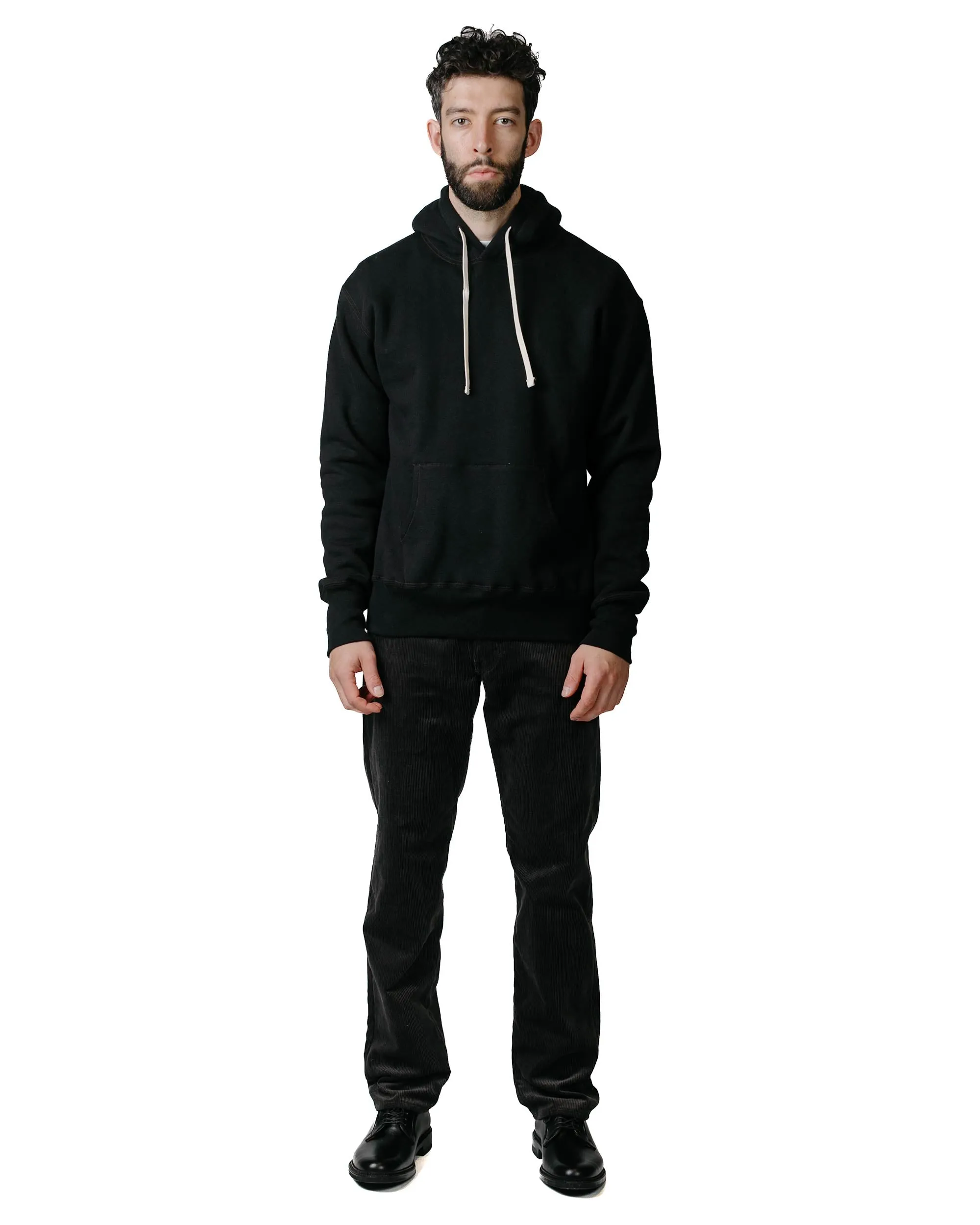 Sporty Fashion The Real McCoy??s MC19124 10oz. Loopwheel Parka Black