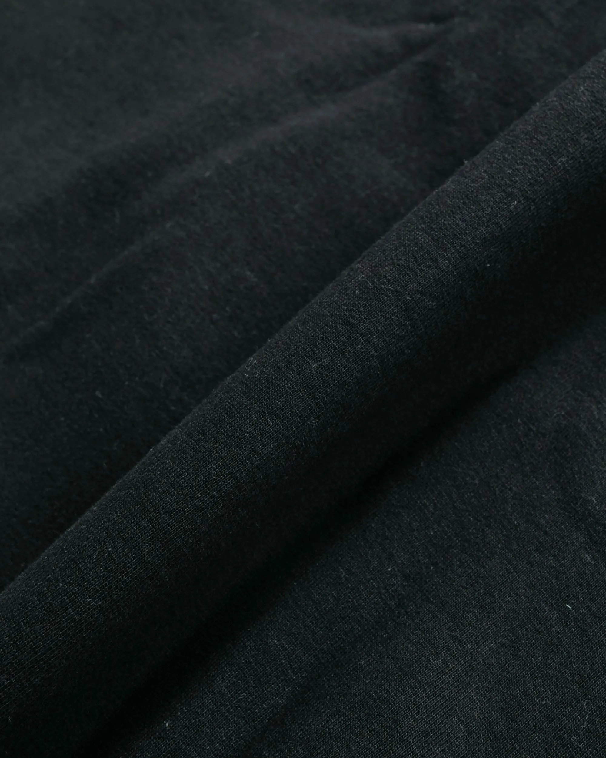 color fast The Real McCoy??s MC19124 10oz. Loopwheel Parka Black
