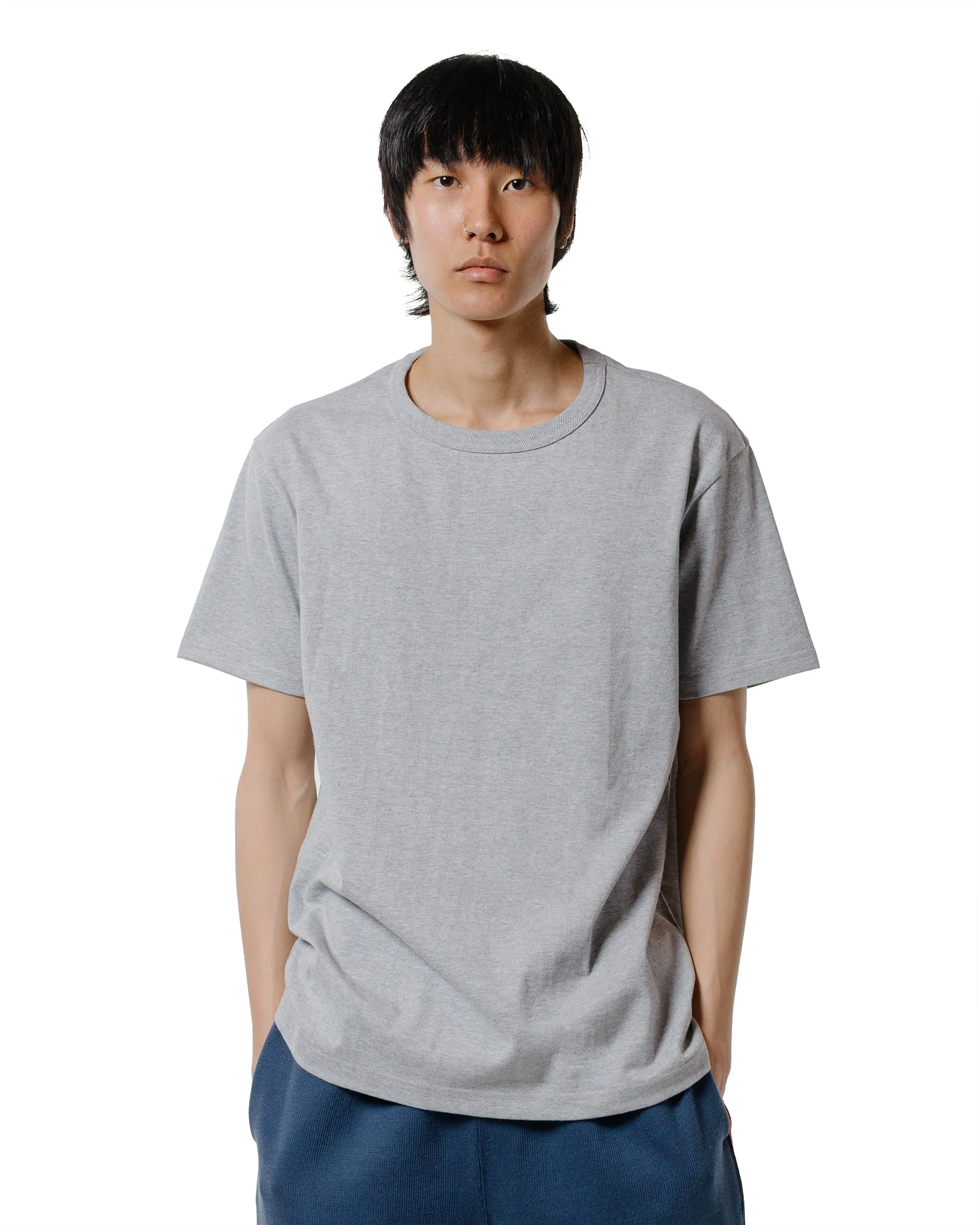 The Real McCoy's MC20000 2pcs Pack Tee Grey Perfect for Layering Fur combination