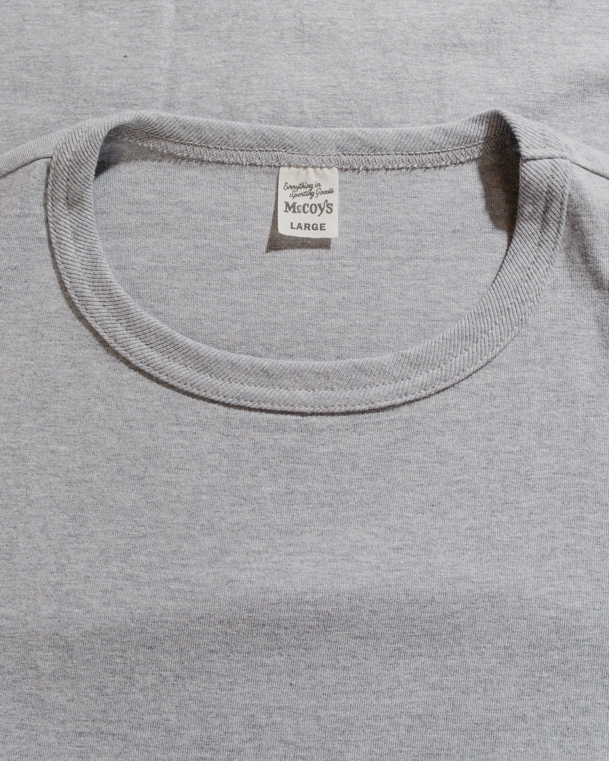 Bright Color The Real McCoy's MC20000 2pcs Pack Tee Grey