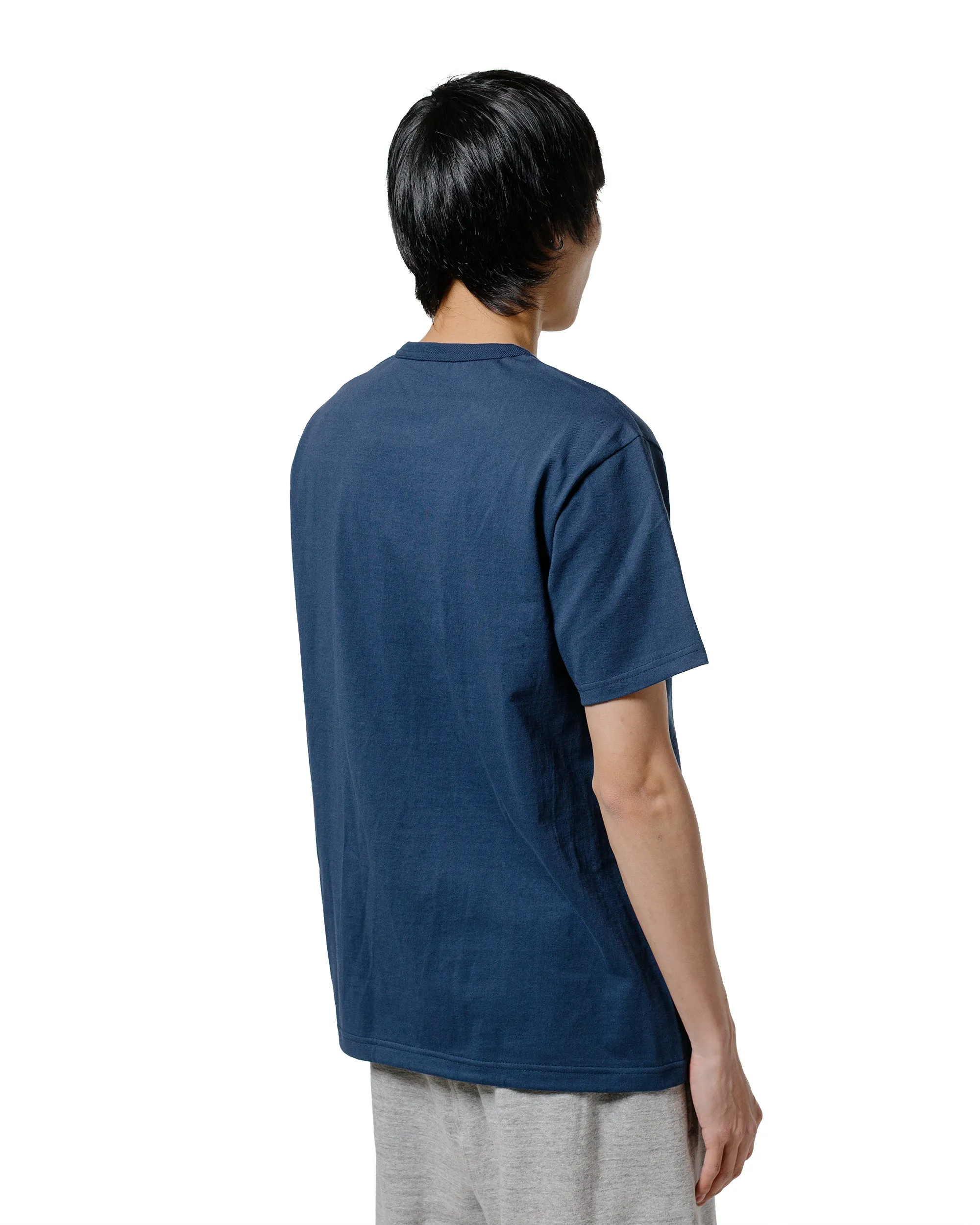 The Real McCoy's MC20000 2pcs Pack Tee Navy Flattering Design Light and Breezy
