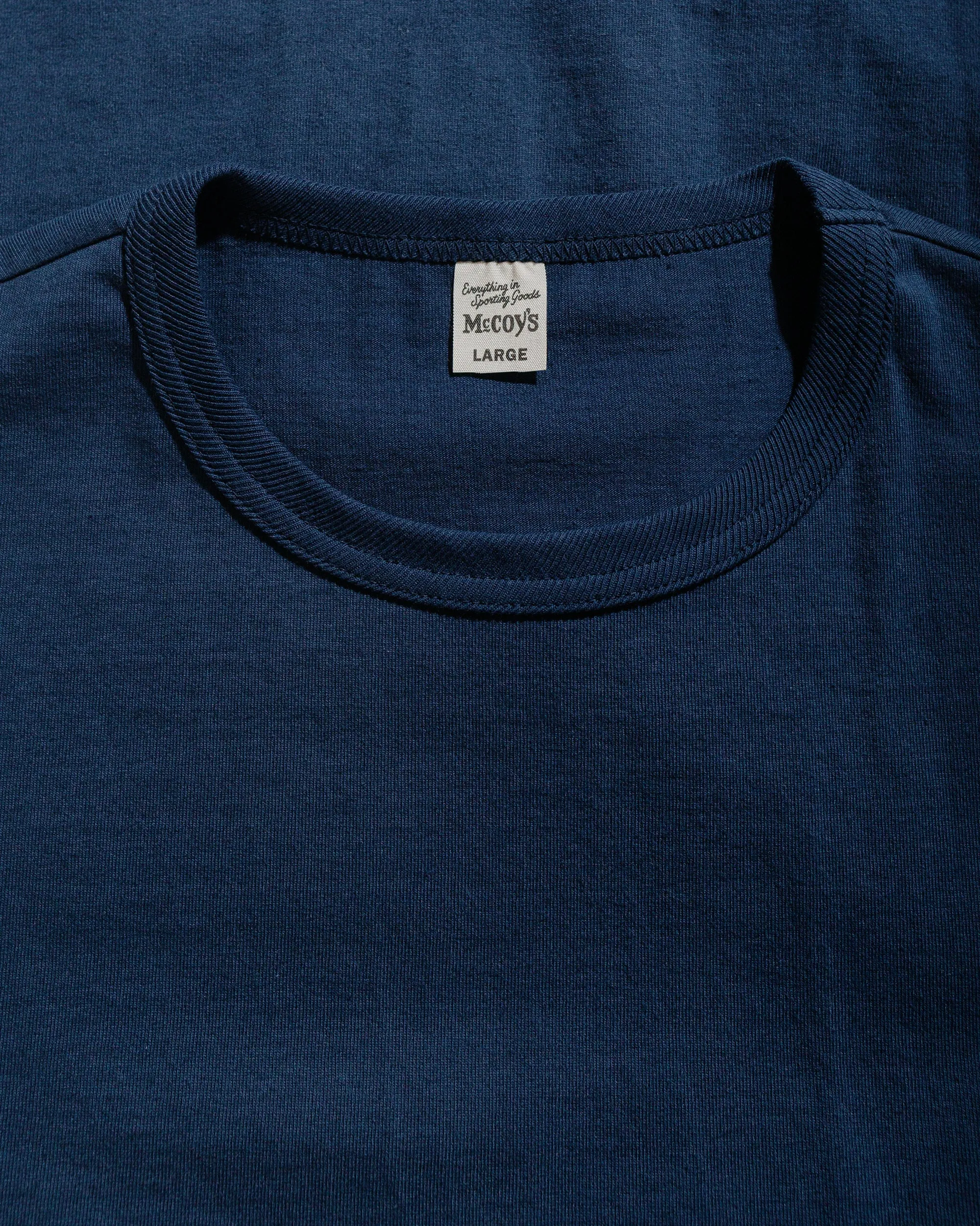 Unisex style The Real McCoy's MC20000 2pcs Pack Tee Navy