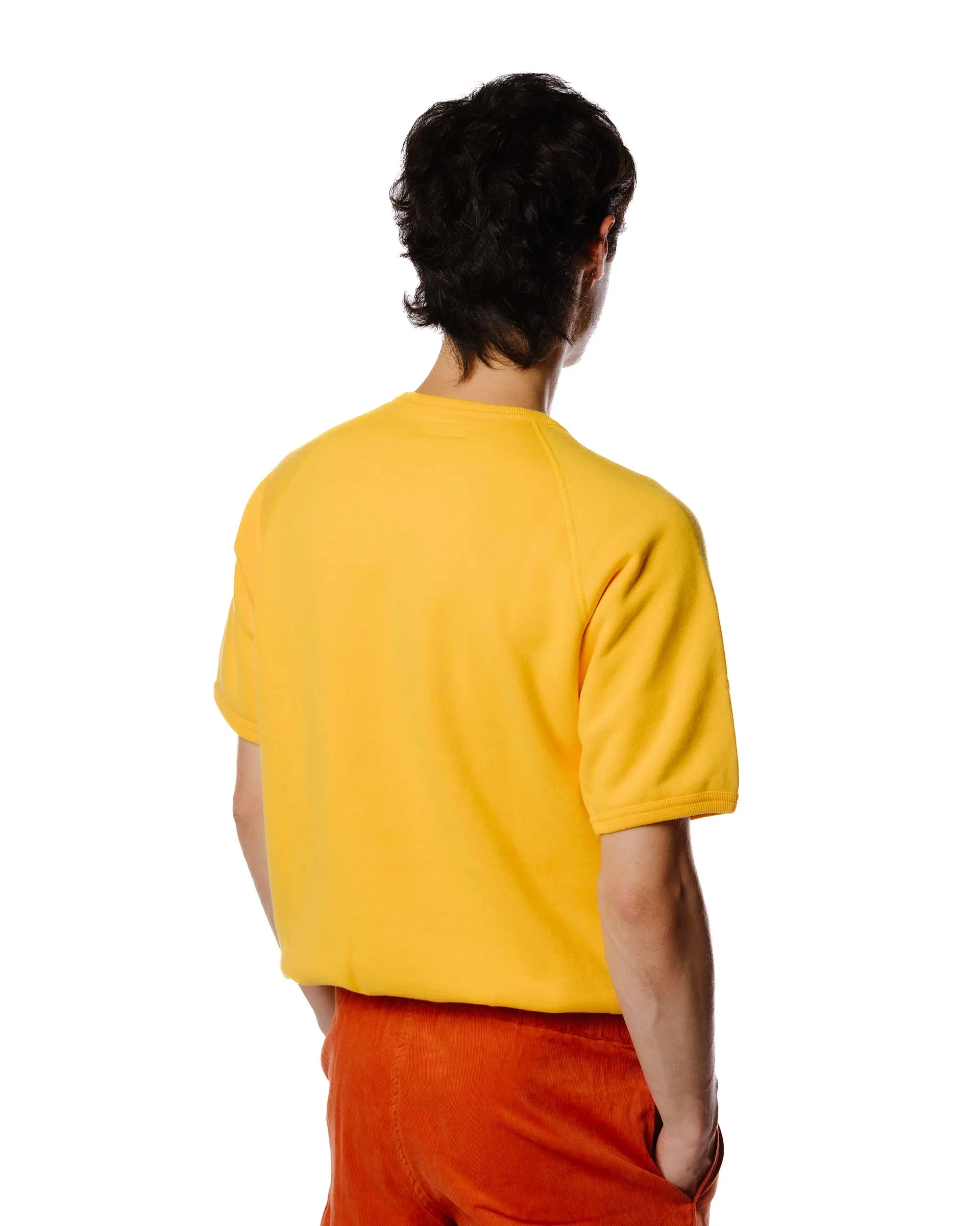 The Real McCoy??s MC20005 9oz. Loopwheel S/S Sweatshirt Yellow Seasonal Fashion Fashion Wearable