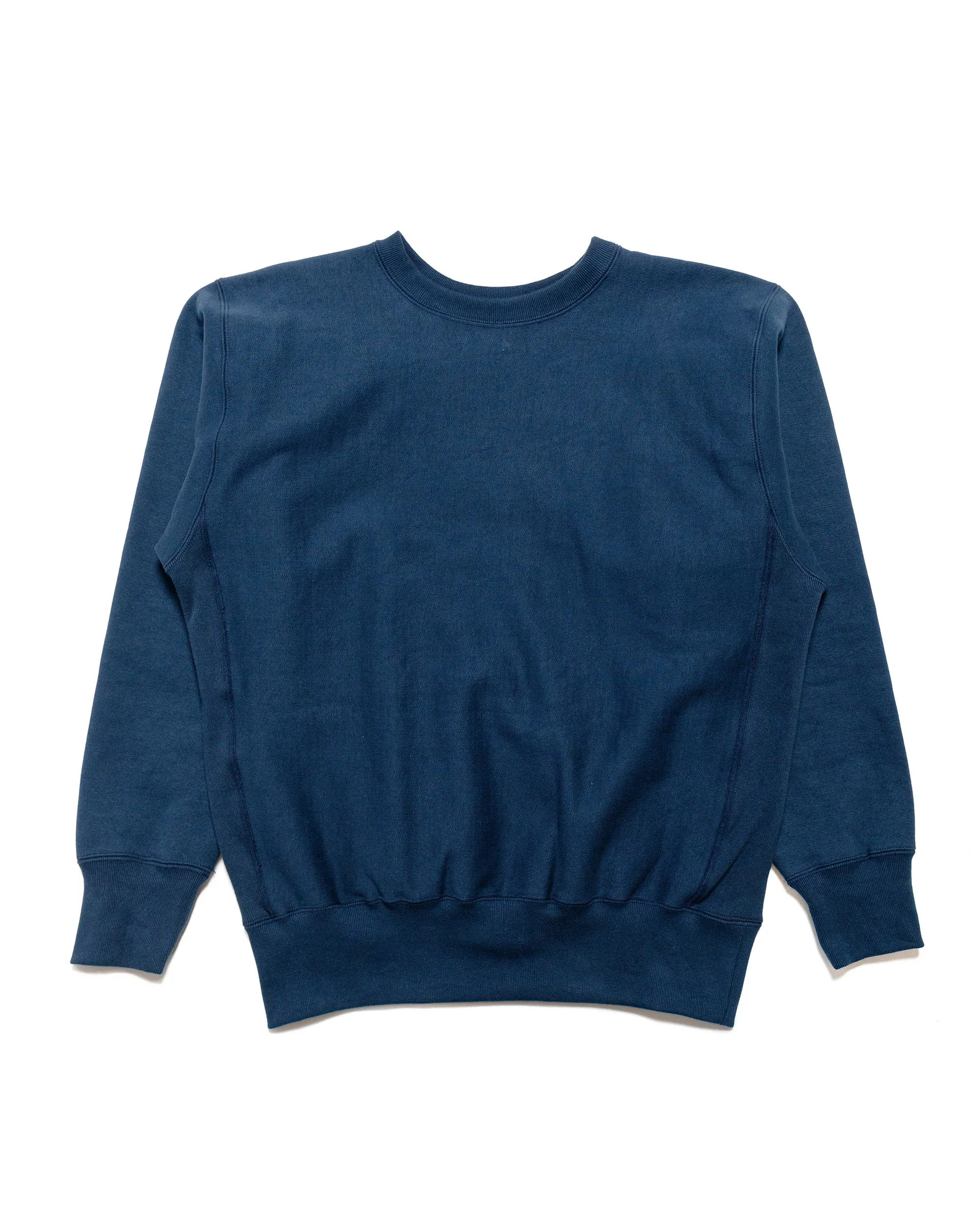 The Real McCoy's MC20114 Heavyweight Crewneck Sweatshirt Navy product vacation wear freedom
