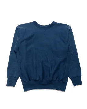 The Real McCoy's MC20114 Heavyweight Crewneck Sweatshirt Navy product vacation wear freedom
