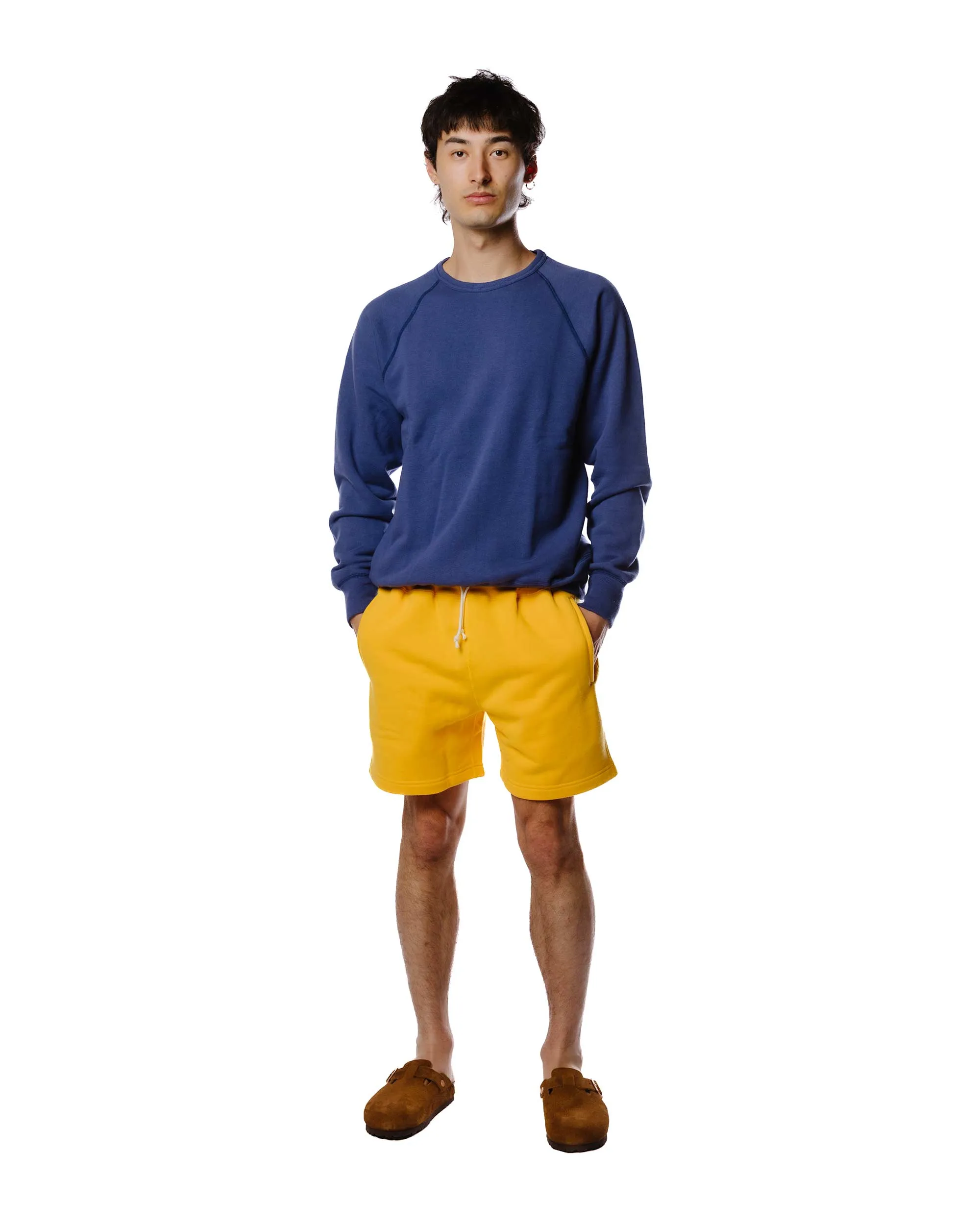 Anti Pilling windproof The Real McCoy's MC21018 9oz. Loopwheel Raglan Sleeve Sweatshirt MQ Navy
