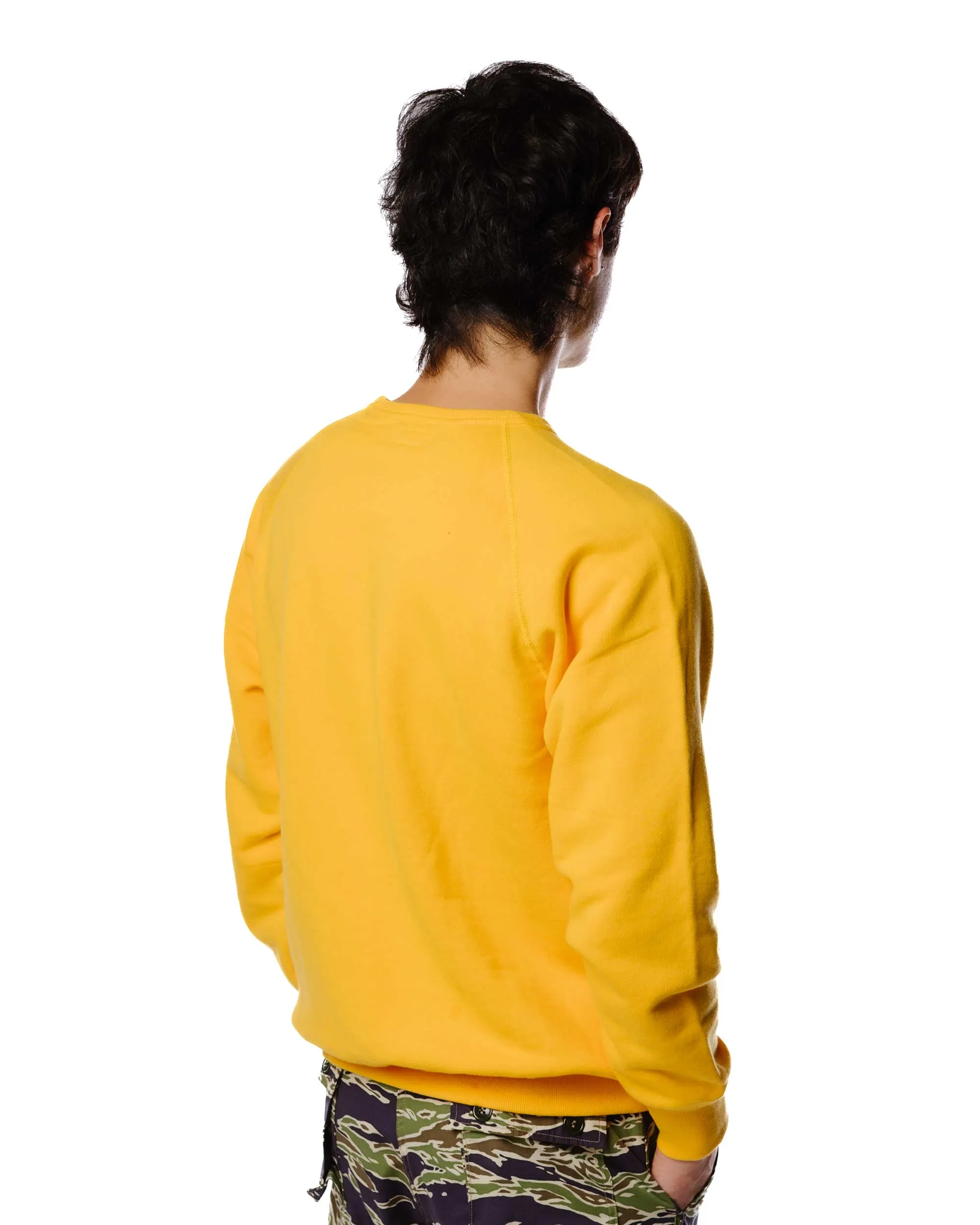 product birthday allure All-Day Wear The Real McCoy's MC21018 9oz. Loopwheel Raglan Sleeve Sweatshirt Yellow
