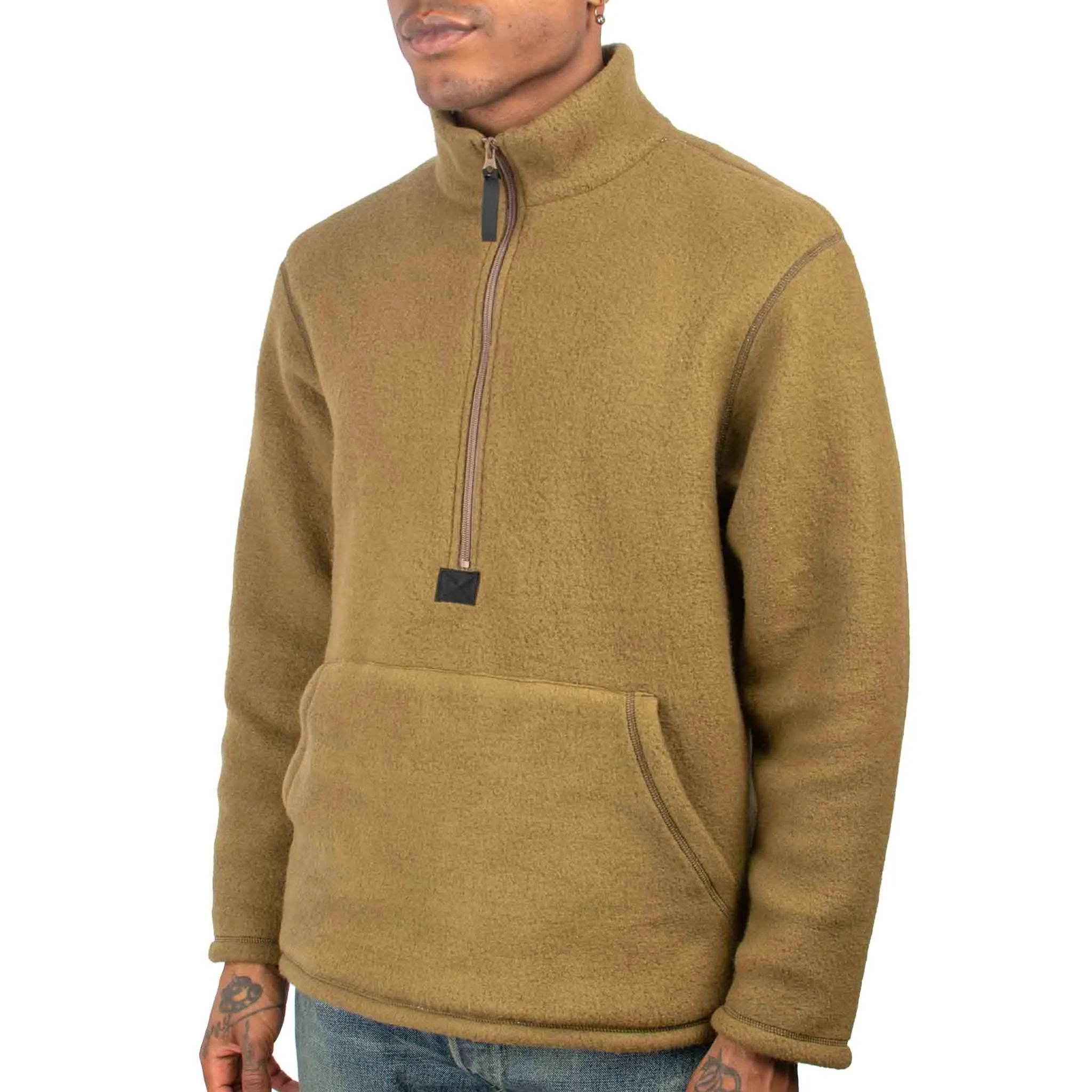 Lightweight Layer The Real McCoy's MC21101 Shirts, Pullover, Fleece Coyote