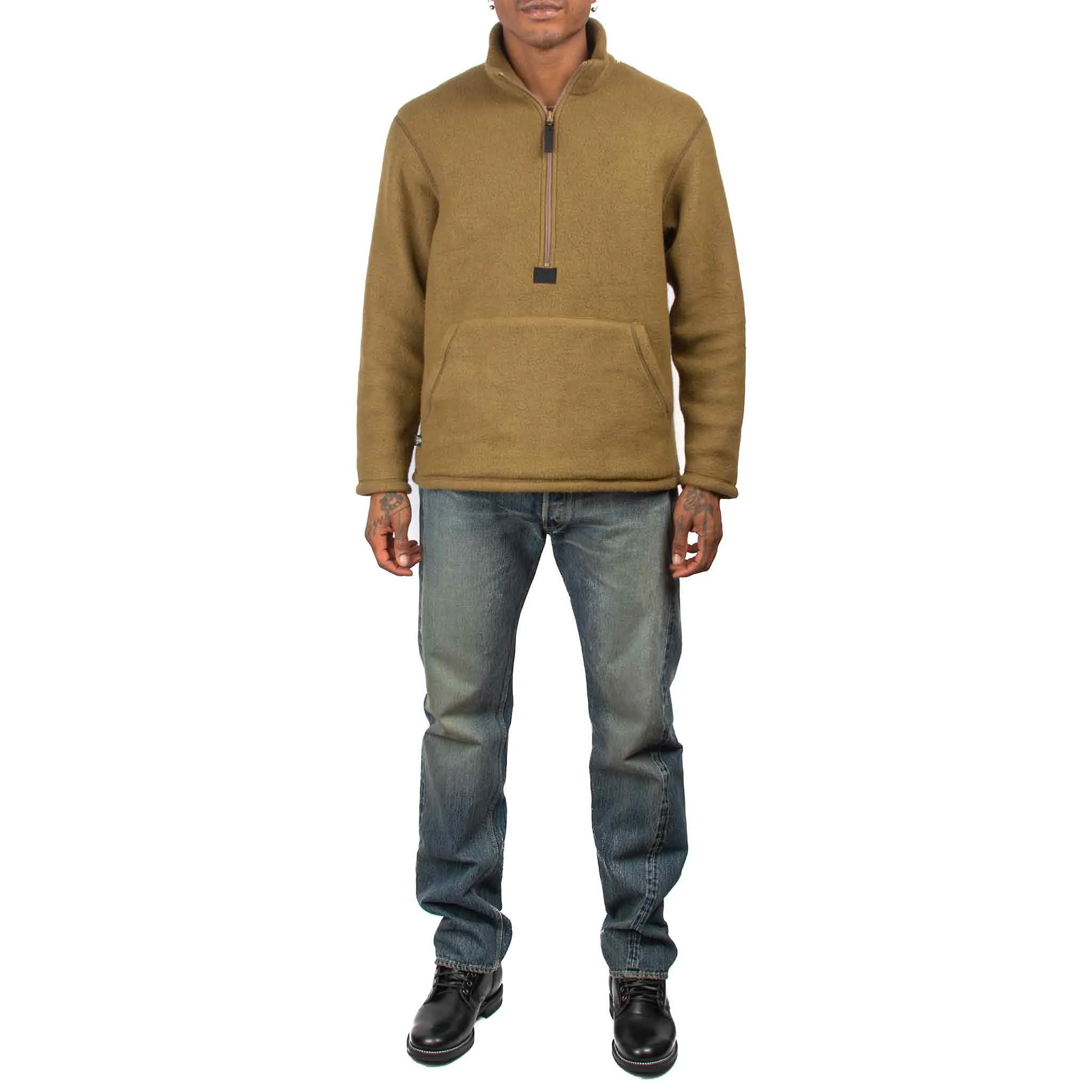 Loose Fit formal party The Real McCoy's MC21101 Shirts, Pullover, Fleece Coyote