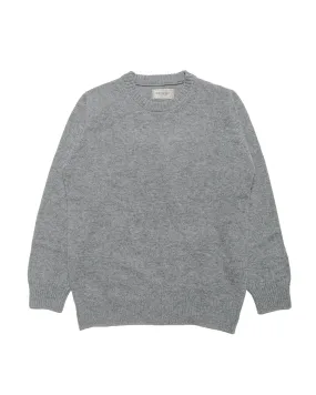 Layered Wear The Real McCoy's MC21114 Wool Crewneck Sweater Grey