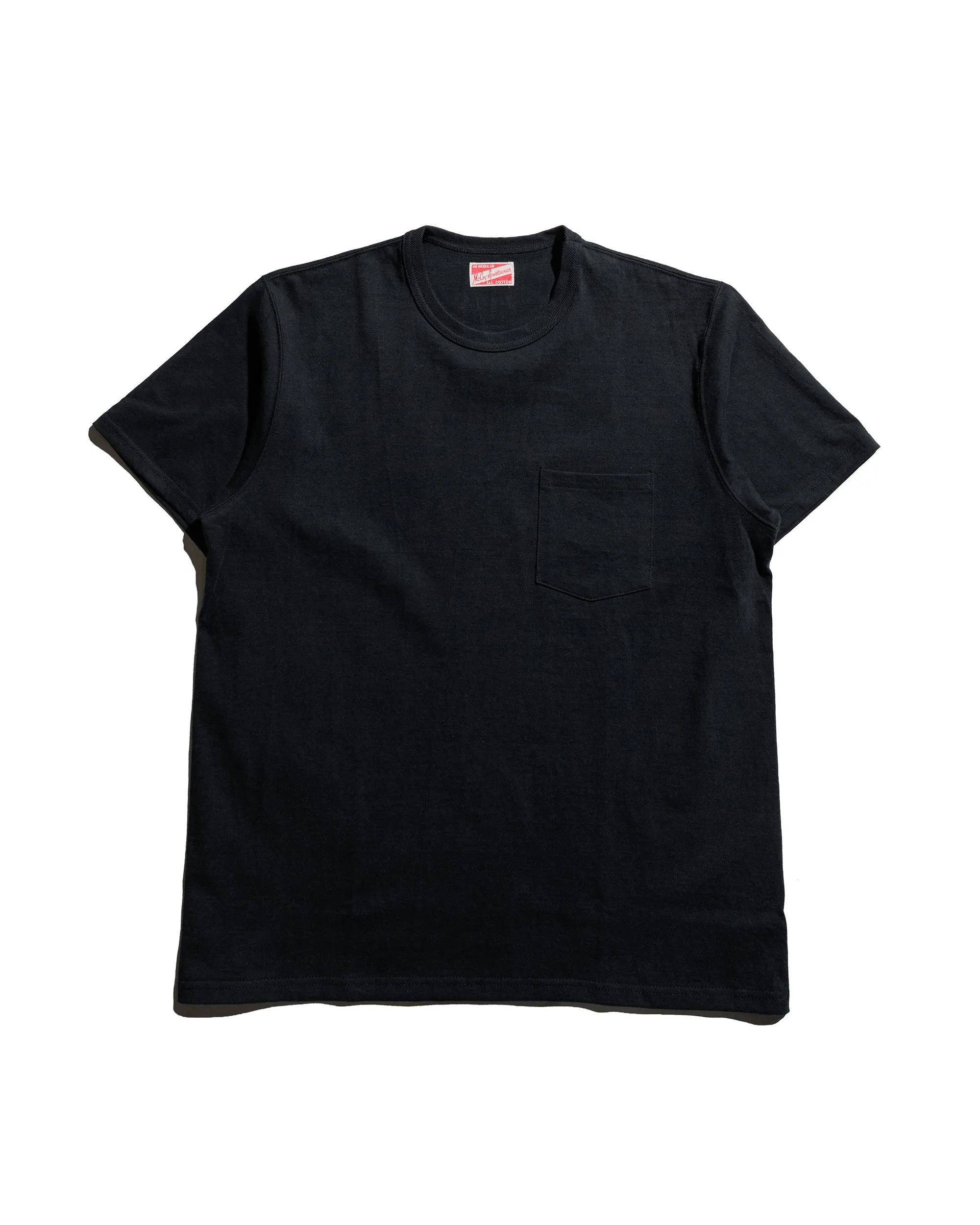 Easy Style Trendy Wearable The Real McCoy's MC22006 Pocket Tee Black