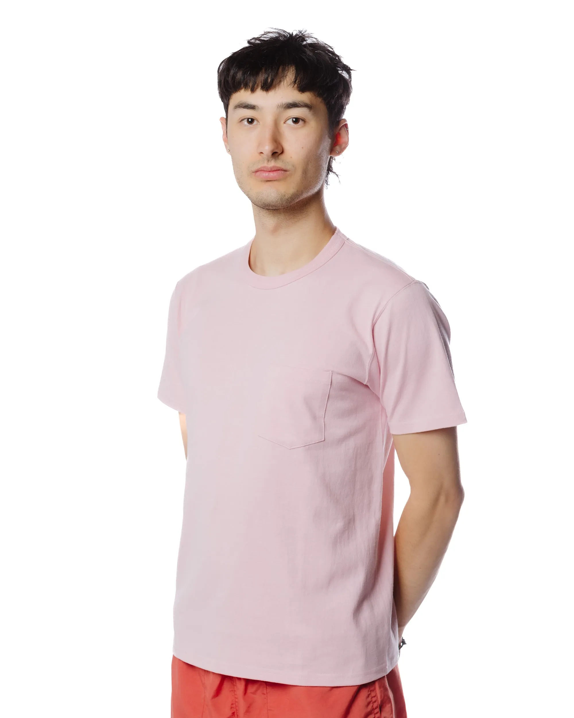 Chic Wearable The Real McCoy's MC22006 Pocket Tee Pink