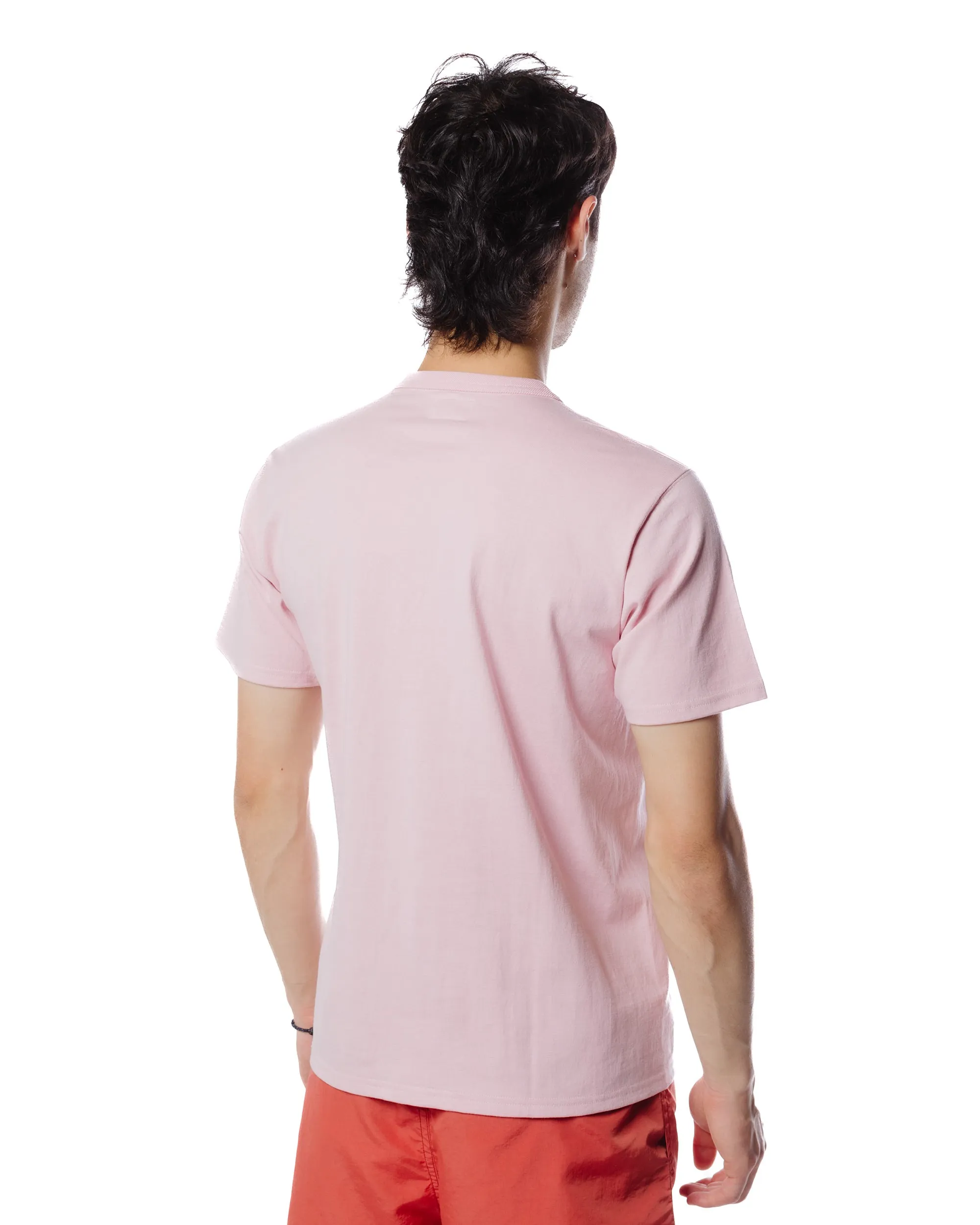 Tagless Neckline Sporty essentials The Real McCoy's MC22006 Pocket Tee Pink