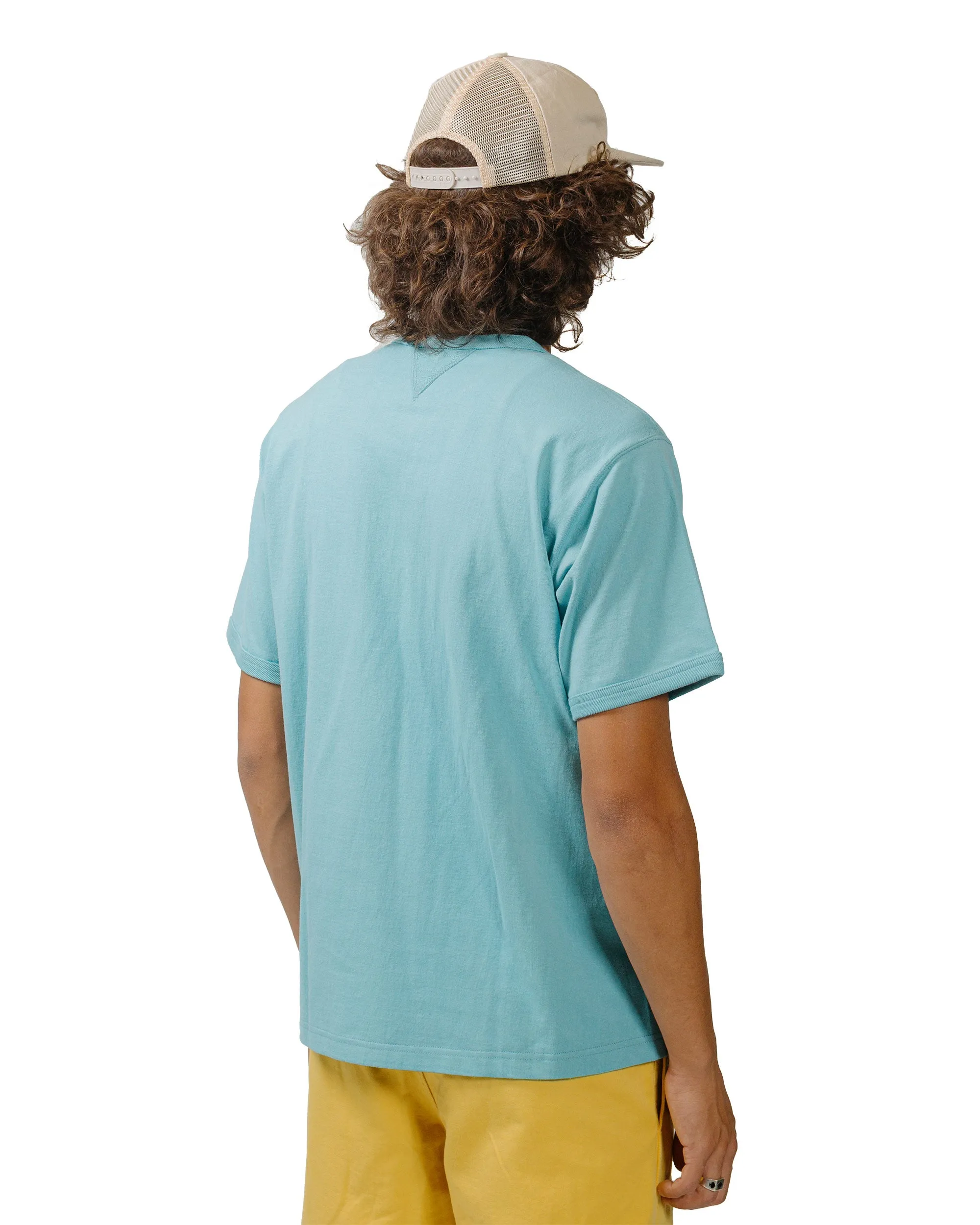 Relax Outfit Classic Vibes The Real McCoy's MC23020 Gusset Tee Teal