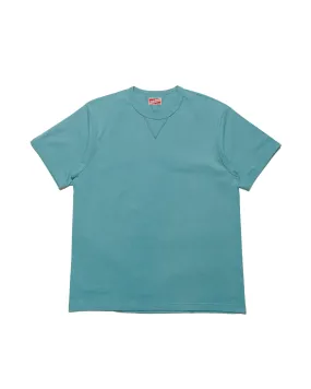 The Real McCoy's MC23020 Gusset Tee Teal Comfortable Casual