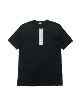 Street Fashion Travel Light The Real McCoy's MC23022 Union Henley Undershirt S/S Black