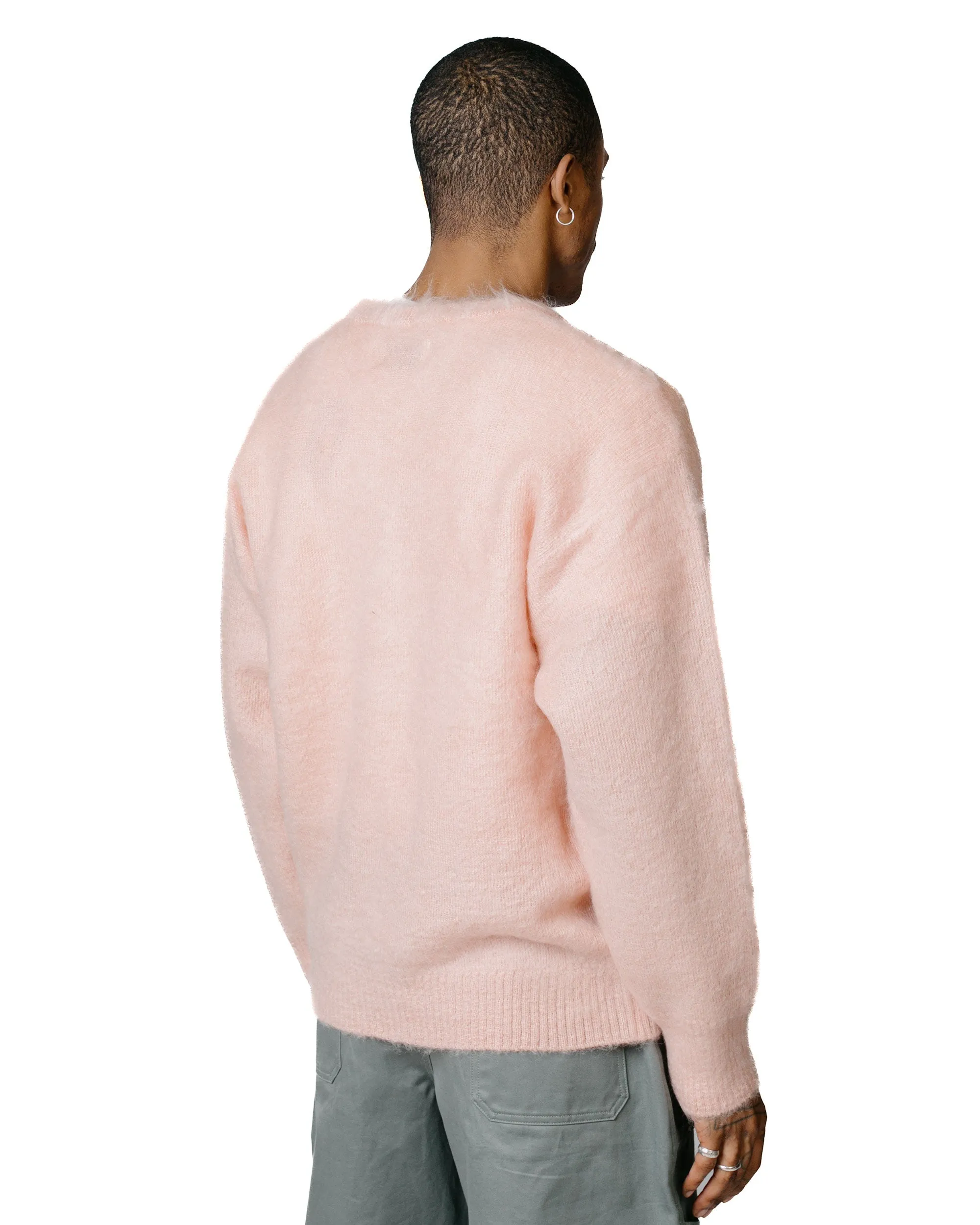 great for presents The Real McCoy's MC23109 JM Mohair V-Neck Sweater Flamingo