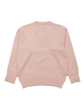 The Real McCoy's MC23109 JM Mohair V-Neck Sweater Flamingo product delivery