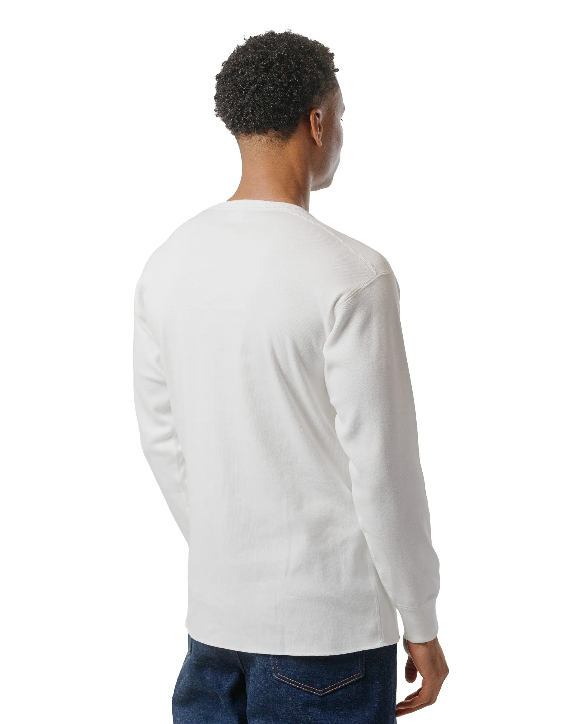 product development The Real McCoy's MC23111 Union Henley Undershirt L/S White