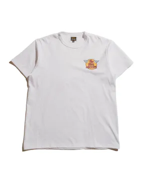 The Real McCoy's MC24004 The Real McCoy's Logo Tee S/S White Fun Style