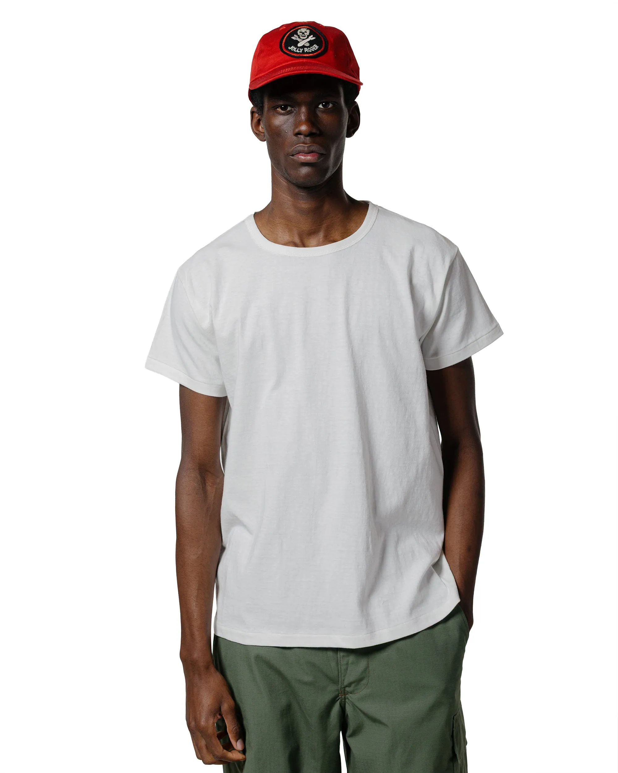 The Real McCoy's MC24014 Undershirt, Cotton, Summer White Comfortable And Trendy Trendy Comfort