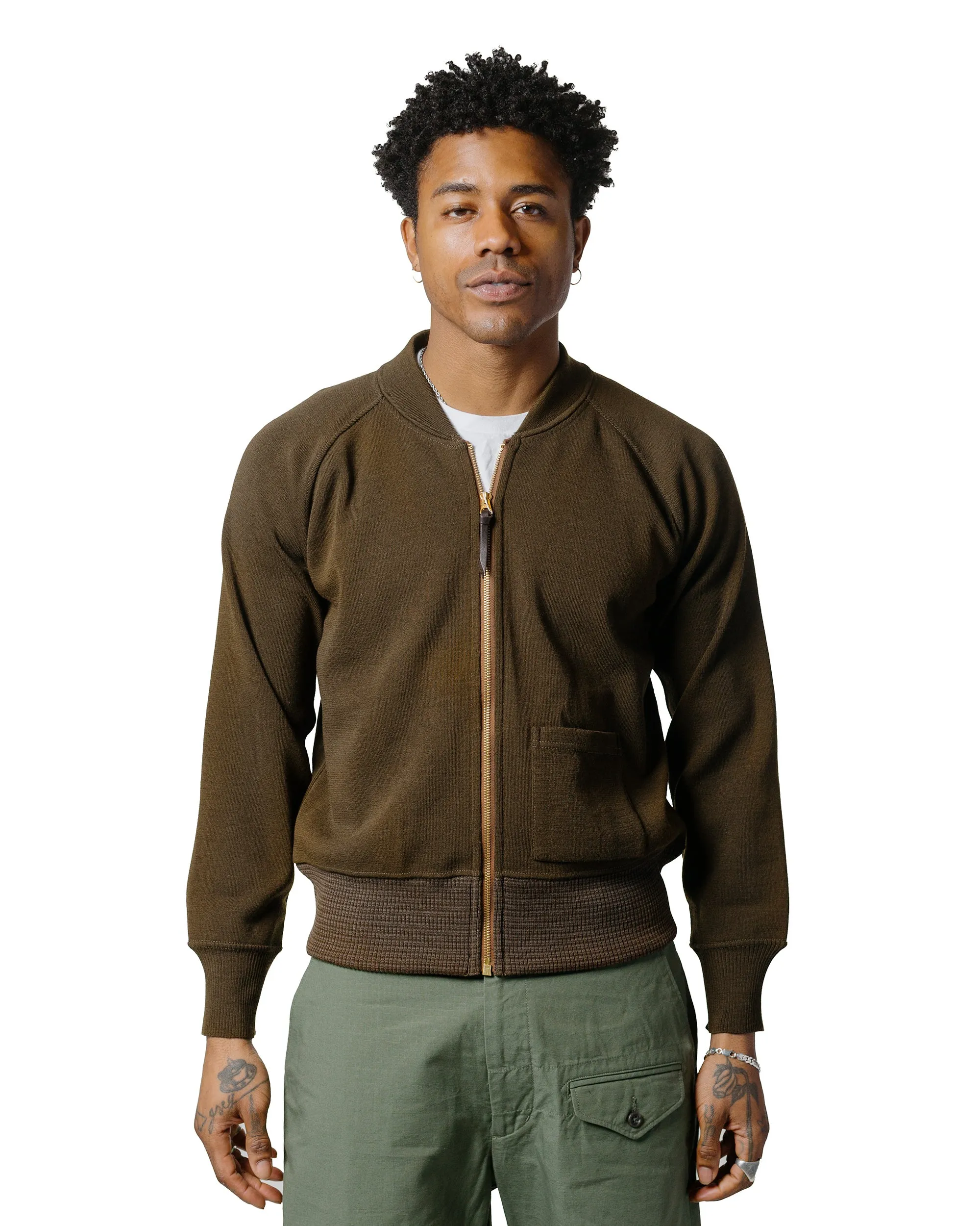 Effortless Fashion Logo Design The Real McCoy's MC24105 Vest, Flying Winter, Type C-2 Olive