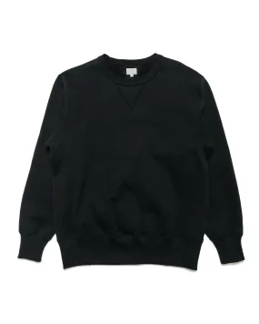 The Real McCoy??s MC24113 10 Oz. Loopwheel Crewneck Sweatshirt Black Sporty Fashion Trendy Layer