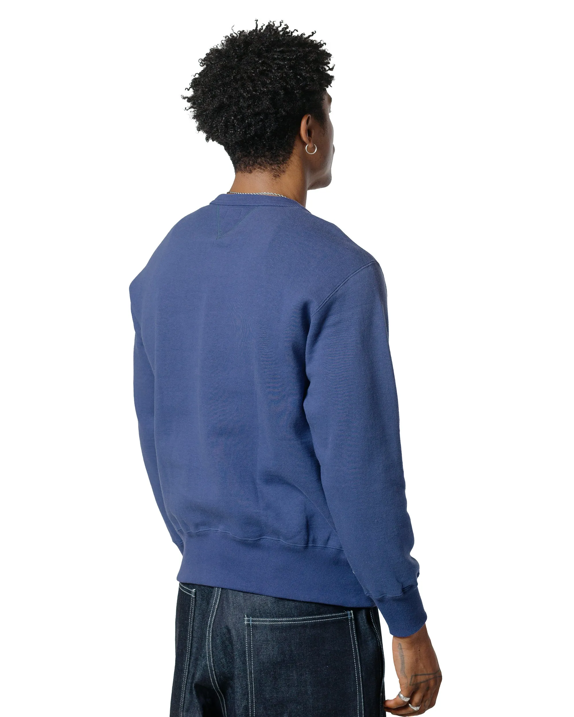 Chic Layer The Real McCoy??s MC24113 10 Oz. Loopwheel Crewneck Sweatshirt MQ Navy