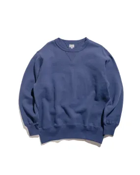 The Real McCoy??s MC24113 10 Oz. Loopwheel Crewneck Sweatshirt MQ Navy Cozy Outerwear Sporty Style