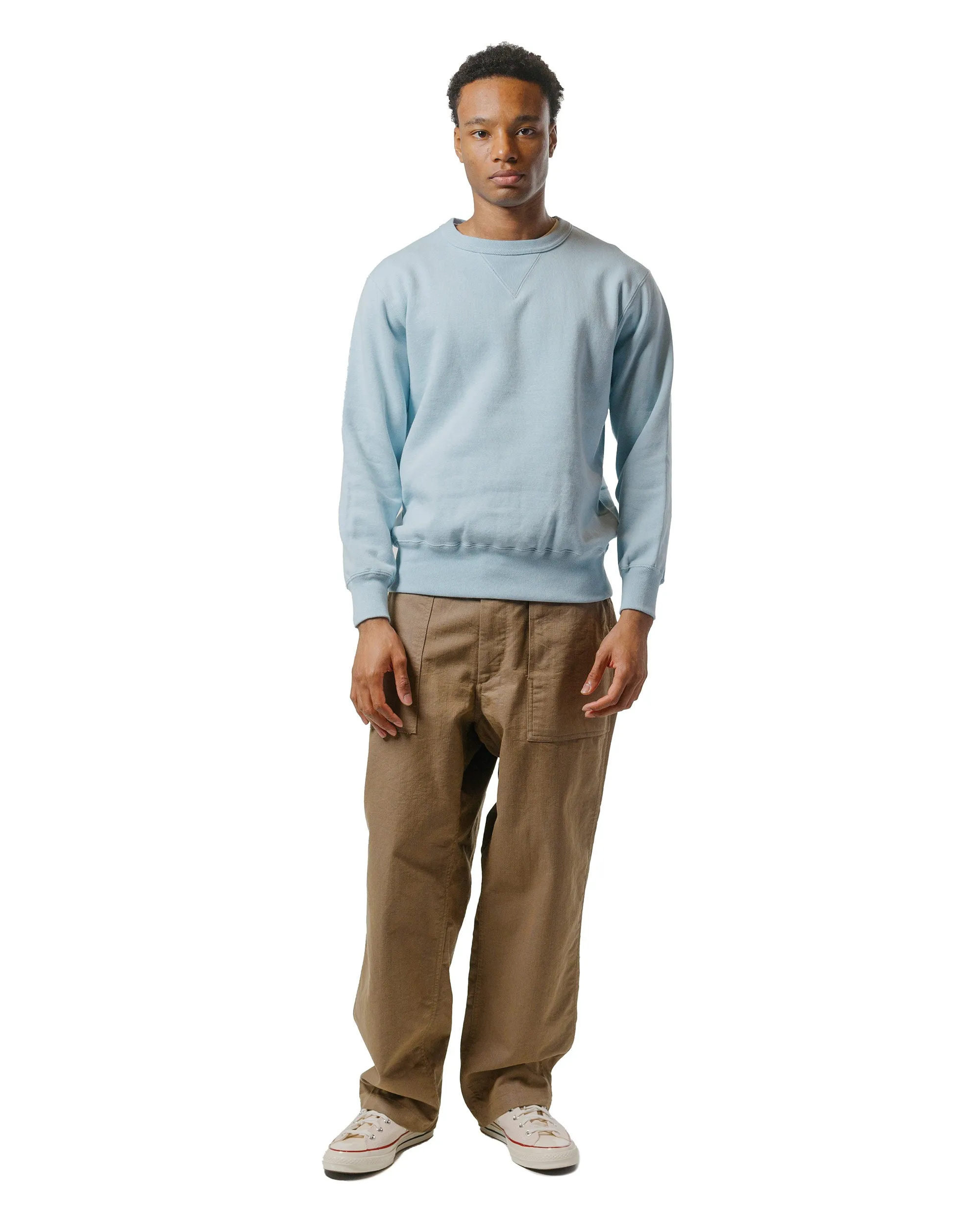 Tall Fit The Real McCoy??s MC24113 10 Oz. Loopwheel Crewneck Sweatshirt Saxe