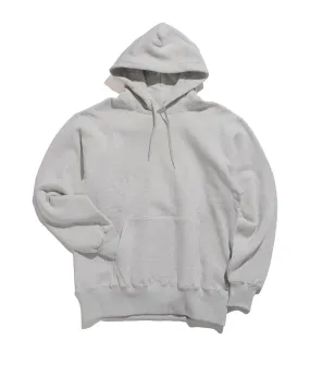Fashion Basic The Real McCoy??s MC24114 10 Oz. Loopwheel Hooded Sweatshirt Snow Gray