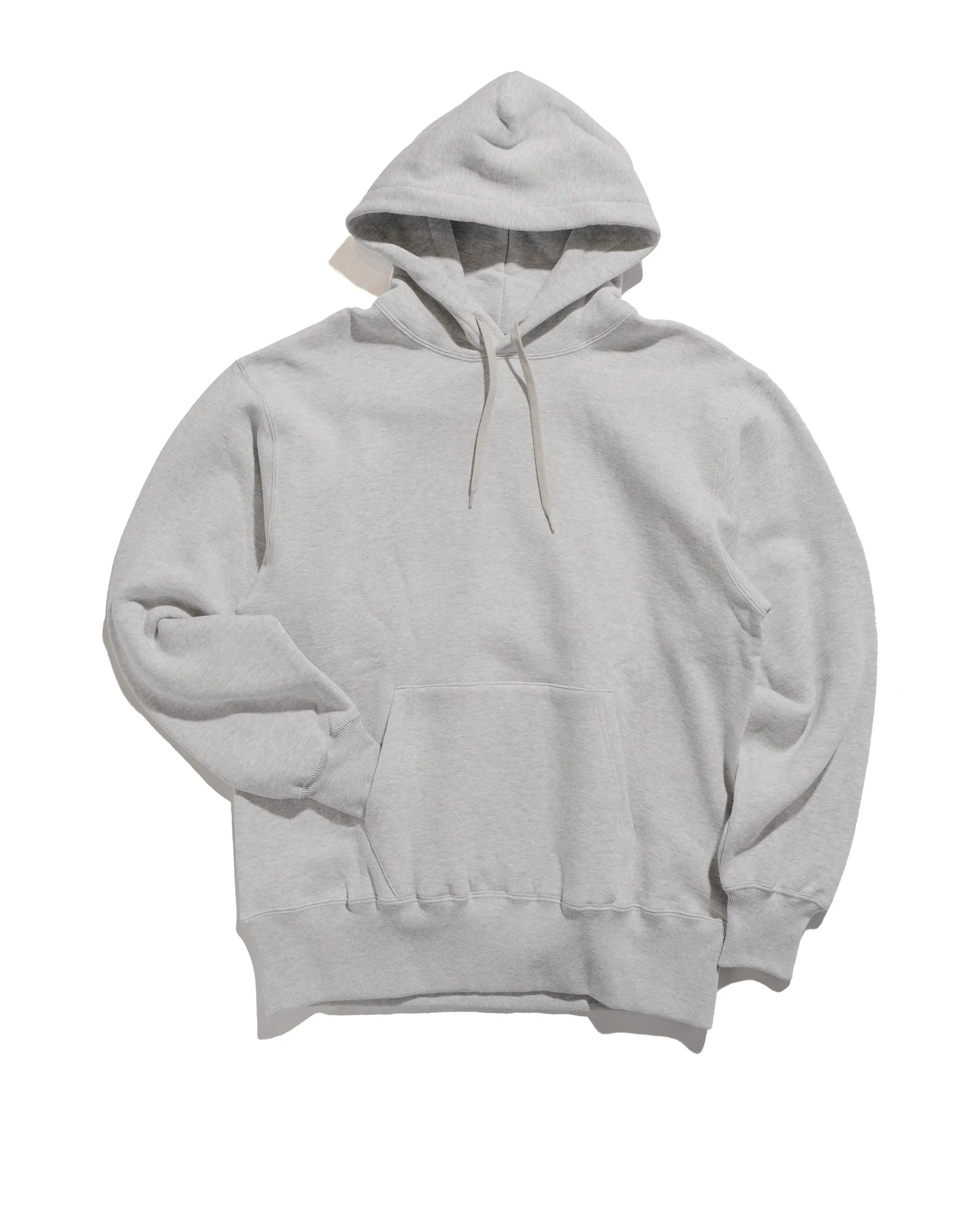 Fashion Basic The Real McCoy??s MC24114 10 Oz. Loopwheel Hooded Sweatshirt Snow Gray