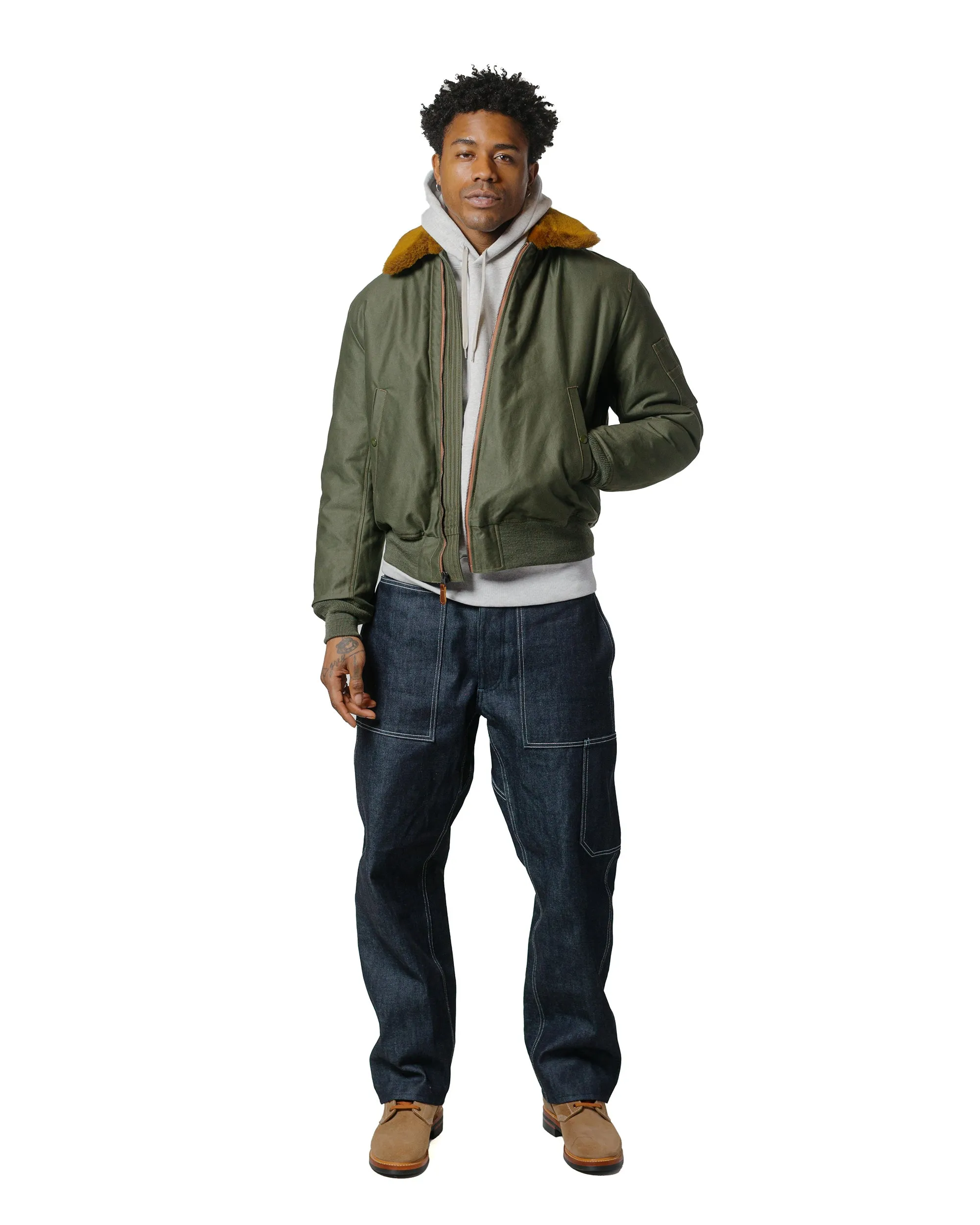 Abstract print Cozy Chic The Real McCoy??s MC24114 10 Oz. Loopwheel Hooded Sweatshirt Snow Gray