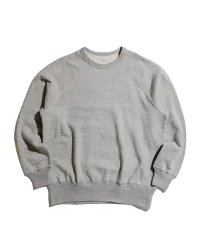 Casual The Real McCoy??s MC24117 9 Oz. Loopwheel Raglan Sweatshirt Gray