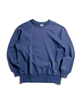 The Real McCoy??s MC24117 9 Oz. Loopwheel Raglan Sweatshirt MQ Navy wedding guest wear Office Appropriate