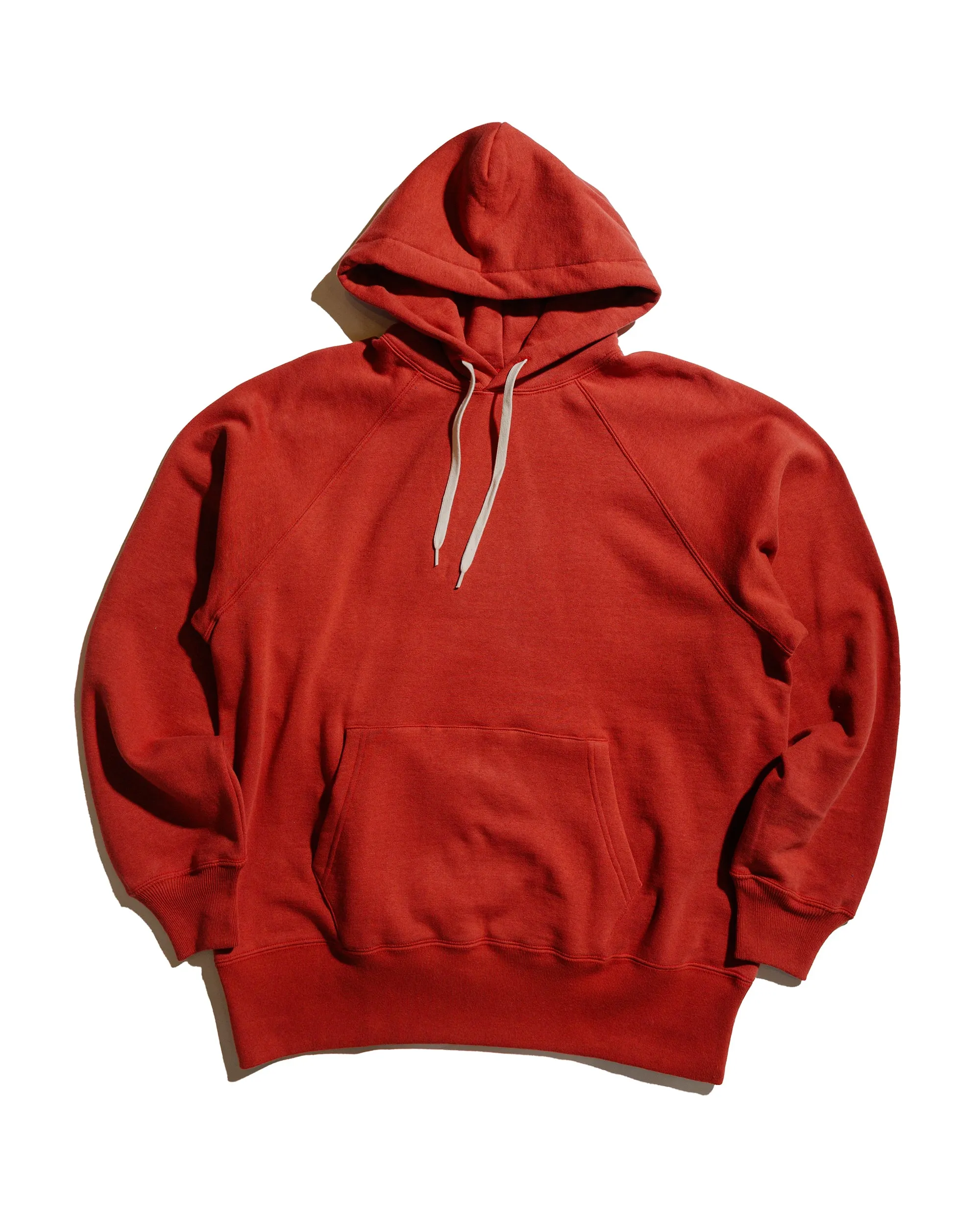 Casual Layers product skiing suitable agility The Real McCoy??s MC24118 9 Oz. Loopwheel Raglan Hooded Sweatshirt Cherry