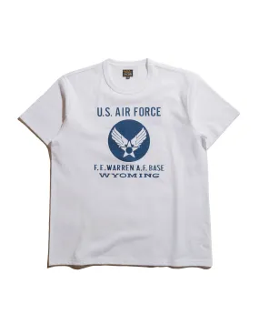Polka Dot Pattern Everyday Look The Real McCoy's MC25007 Military Tee / F.E. Warren Base White