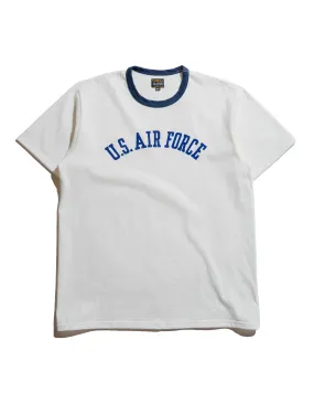 The Real McCoy's MC25008 Military Tee / U.S. Air Force Milk/Navy Comfy Fit Layer
