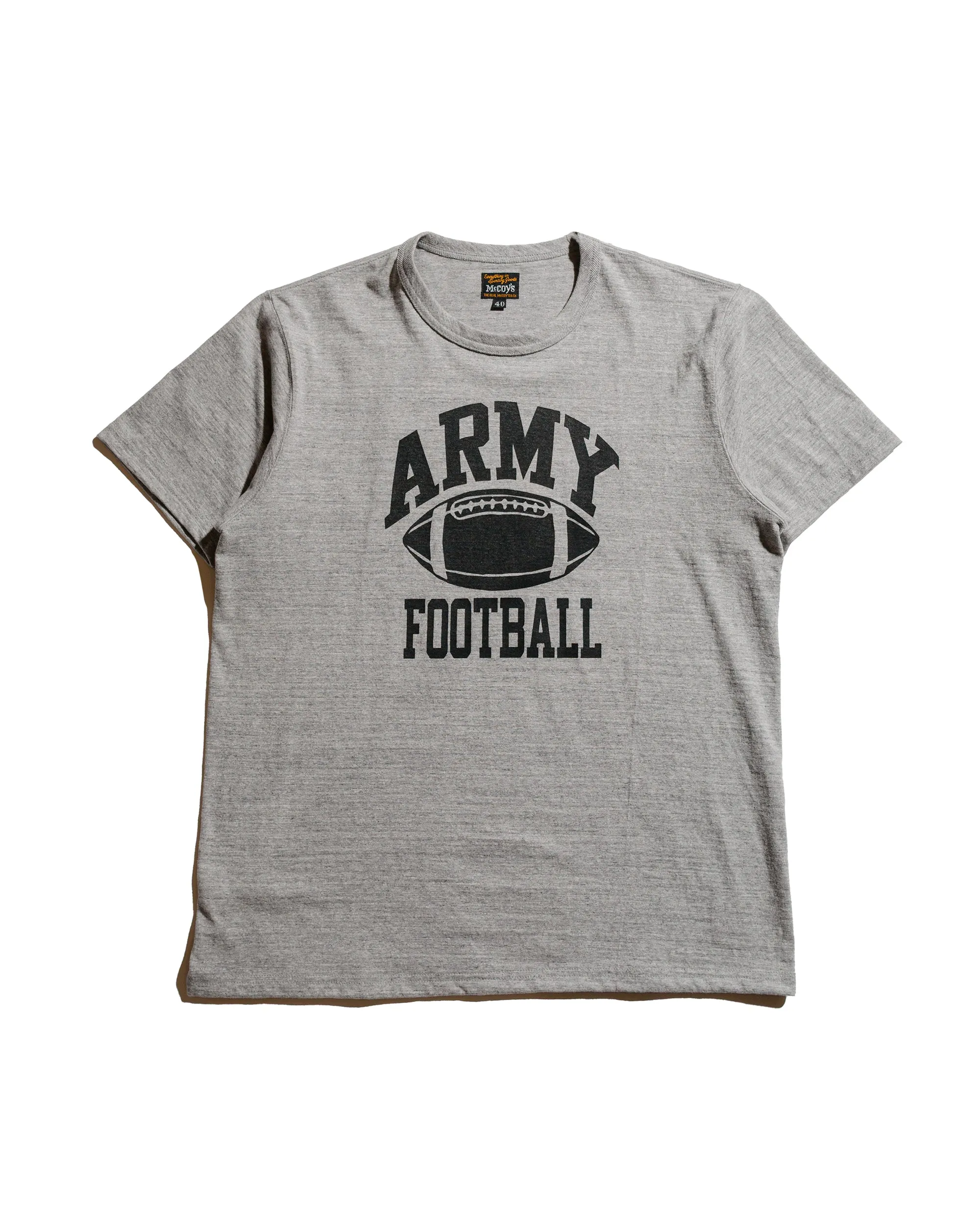Light Trend The Real McCoy's MC25009 Military Tee / Army Football Gray
