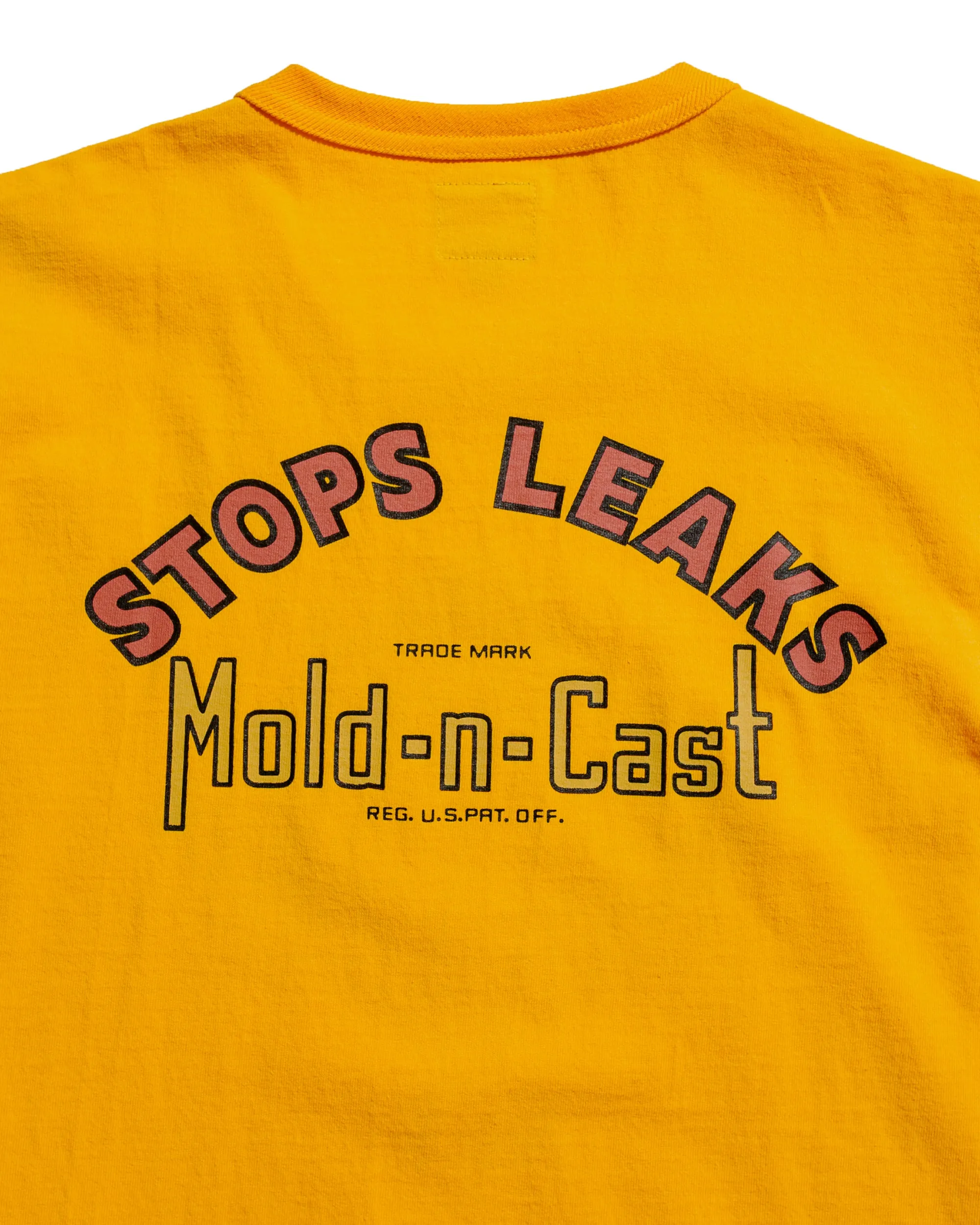 Comfort Wearable The Real McCoy's MC25017 Joe McCoy Tee / Atlas' Casting Yellow