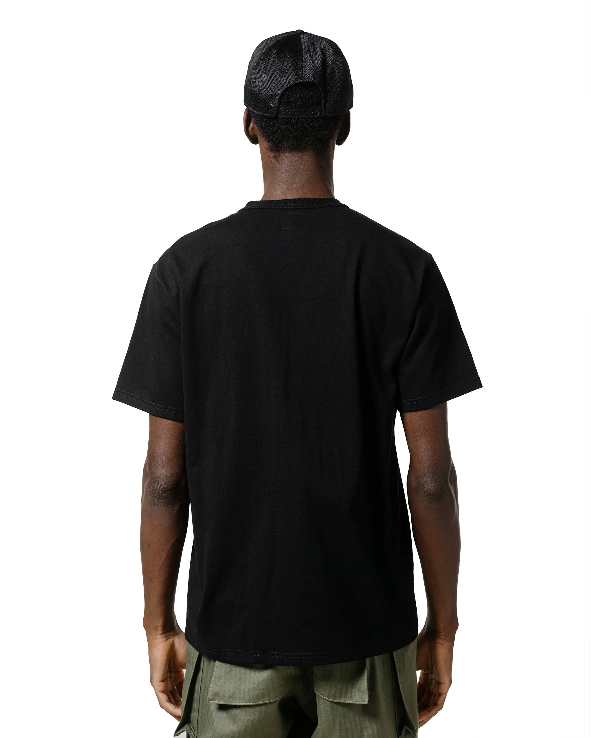 The Real McCoy's MC25018 Joe McCoy Tee / Spider Black Cold Wash Optimized
